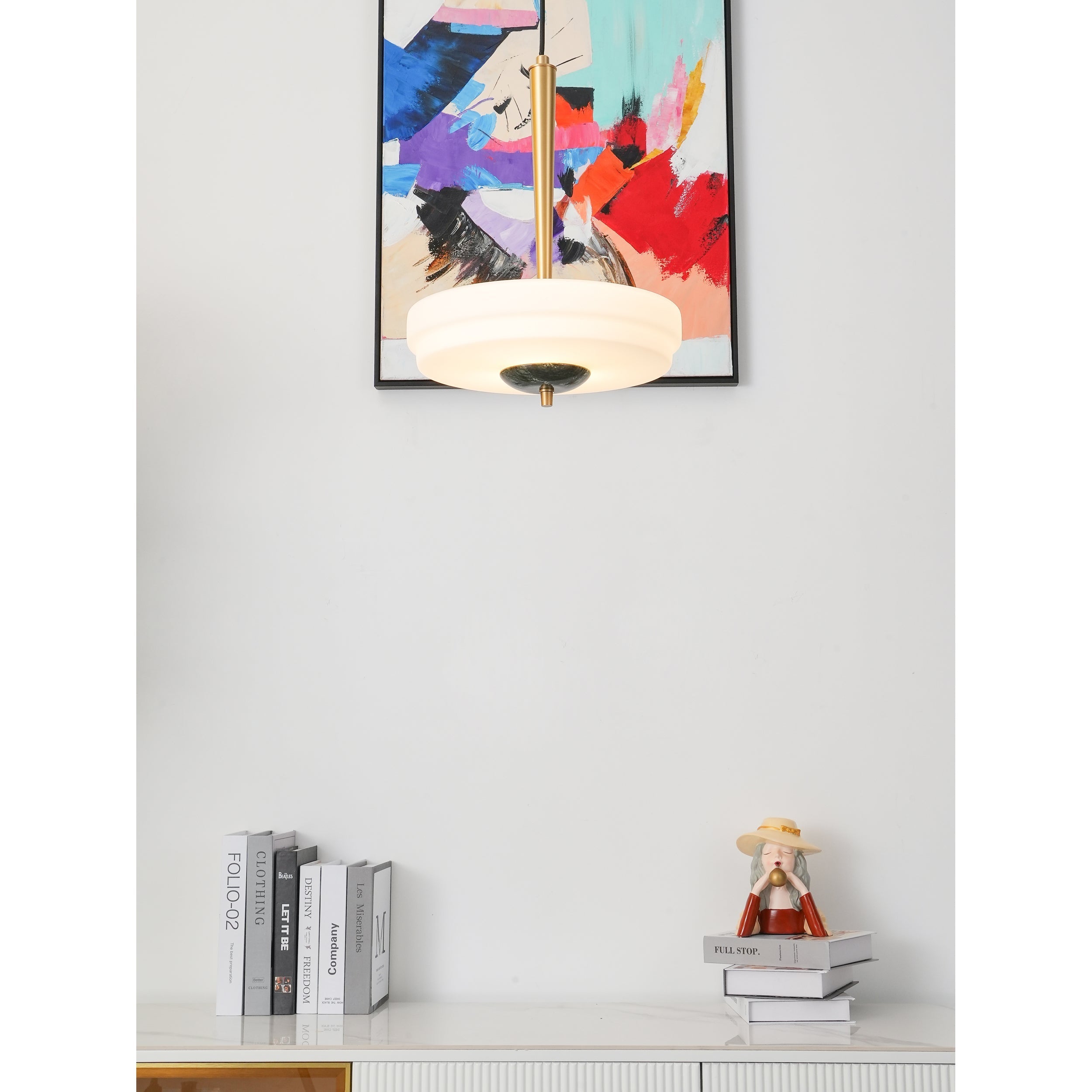 Ithaara Modern Minimalist Trave Alabaster Pendant Lamp - Letslighting