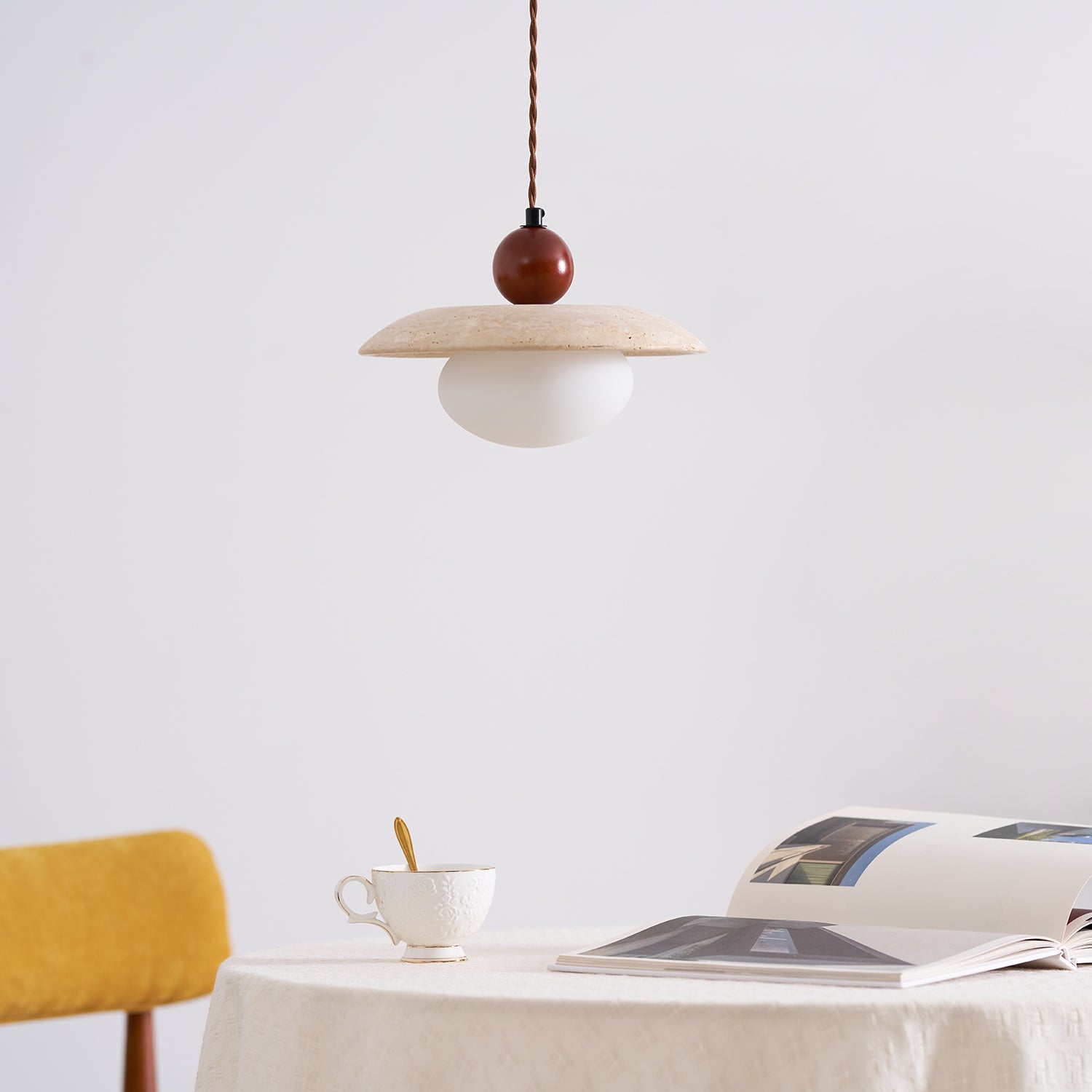 Ritta Travertine Pendant Light Six Style - Letslighting