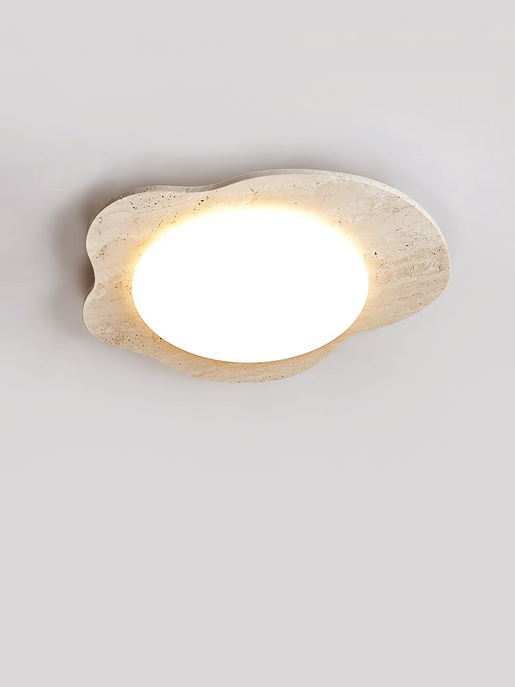 Cloud Minimalist Travertine Ceiling Light