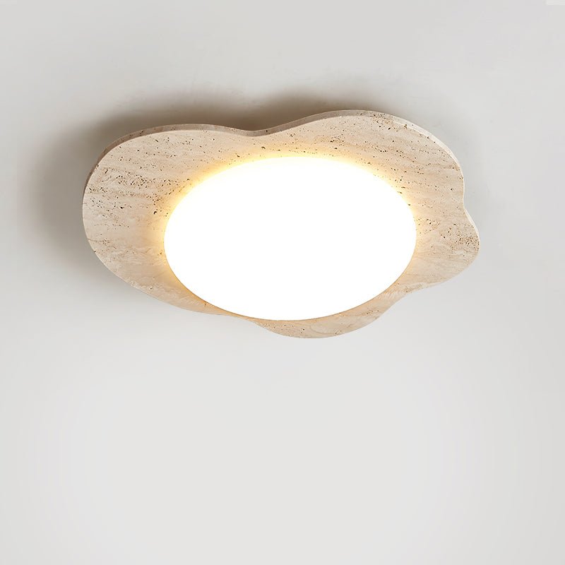 Cloud Minimalist Travertine Ceiling Light