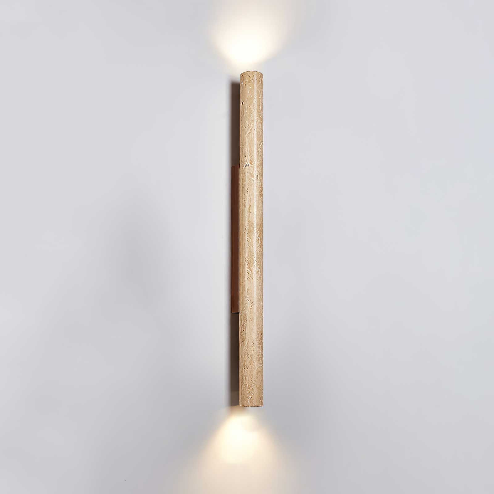 Cathais Minimalist Travertine Wall Light - Letslighting