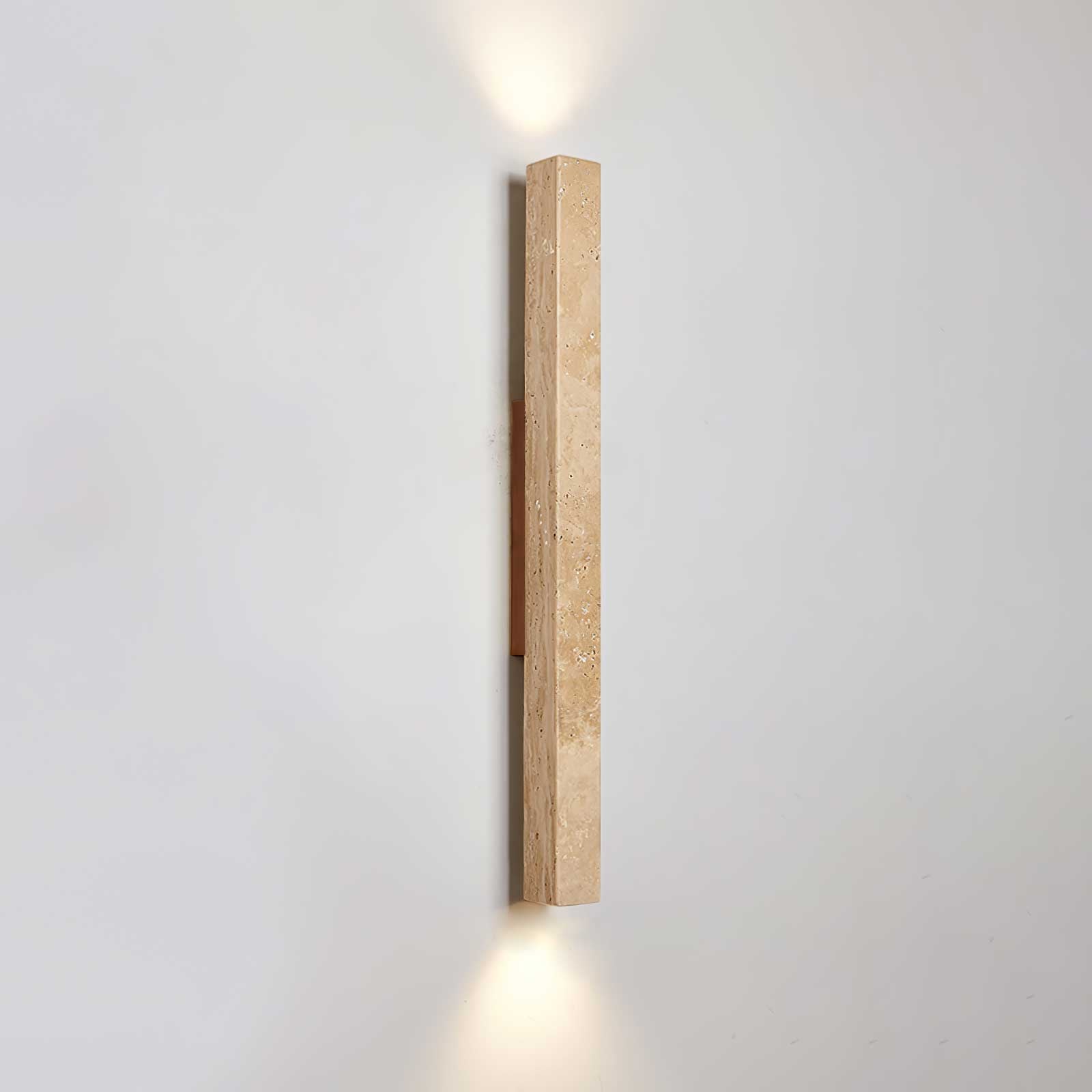 Cathais Minimalist Travertine Wall Light - Letslighting