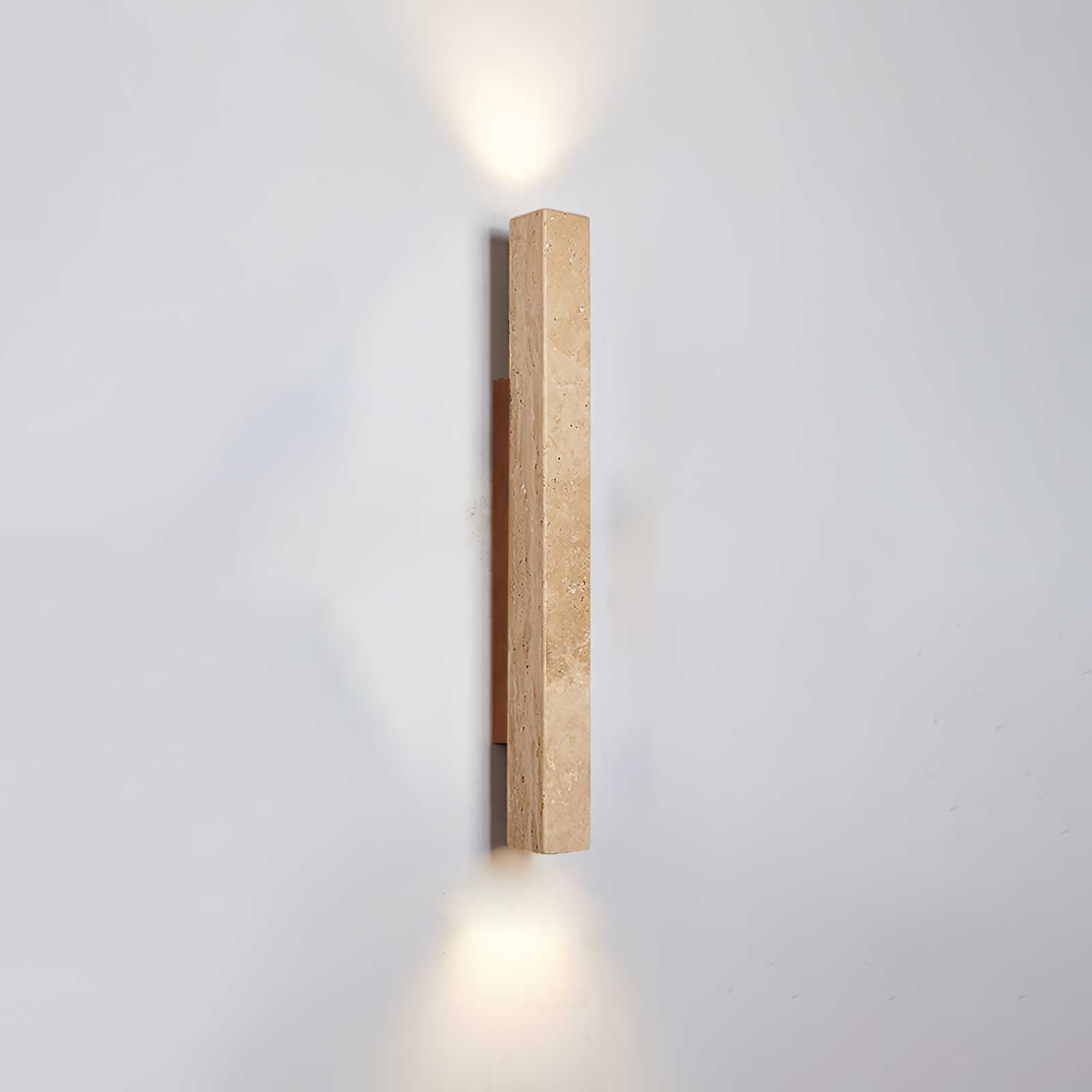 Cathais Minimalist Travertine Wall Light - Letslighting