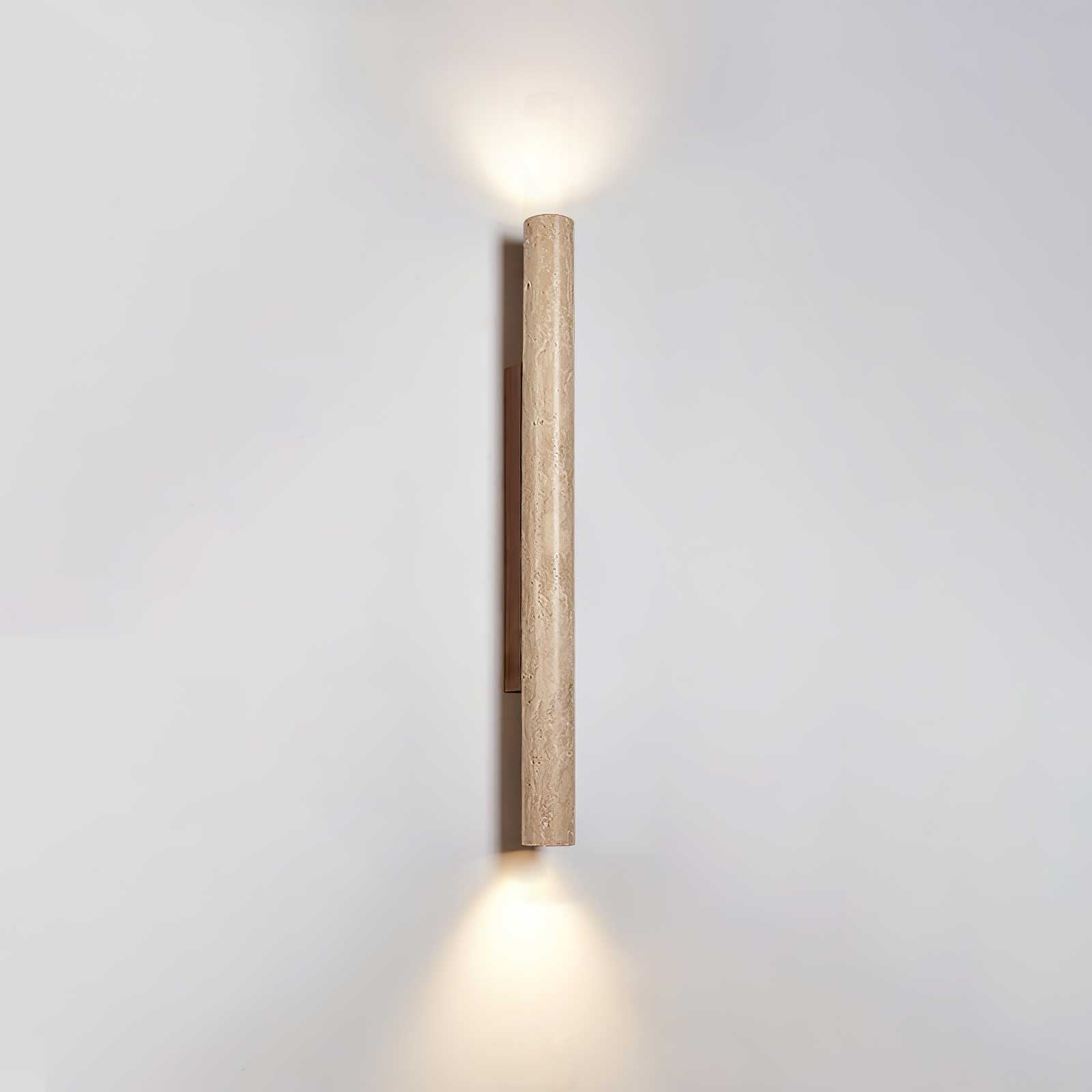 Cathais Minimalist Travertine Wall Light - Letslighting