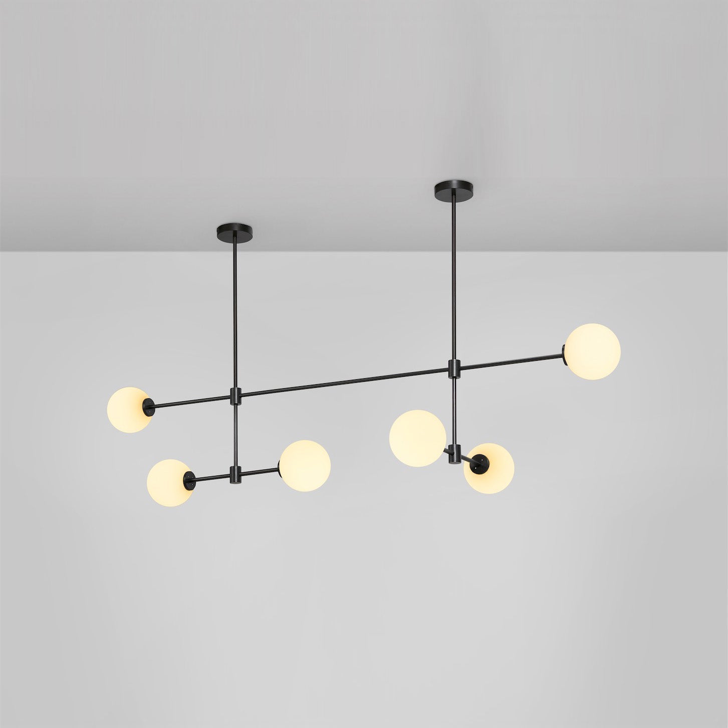 Uvinus Modern Minimalist Multi Glass Chandelier - Letslighting