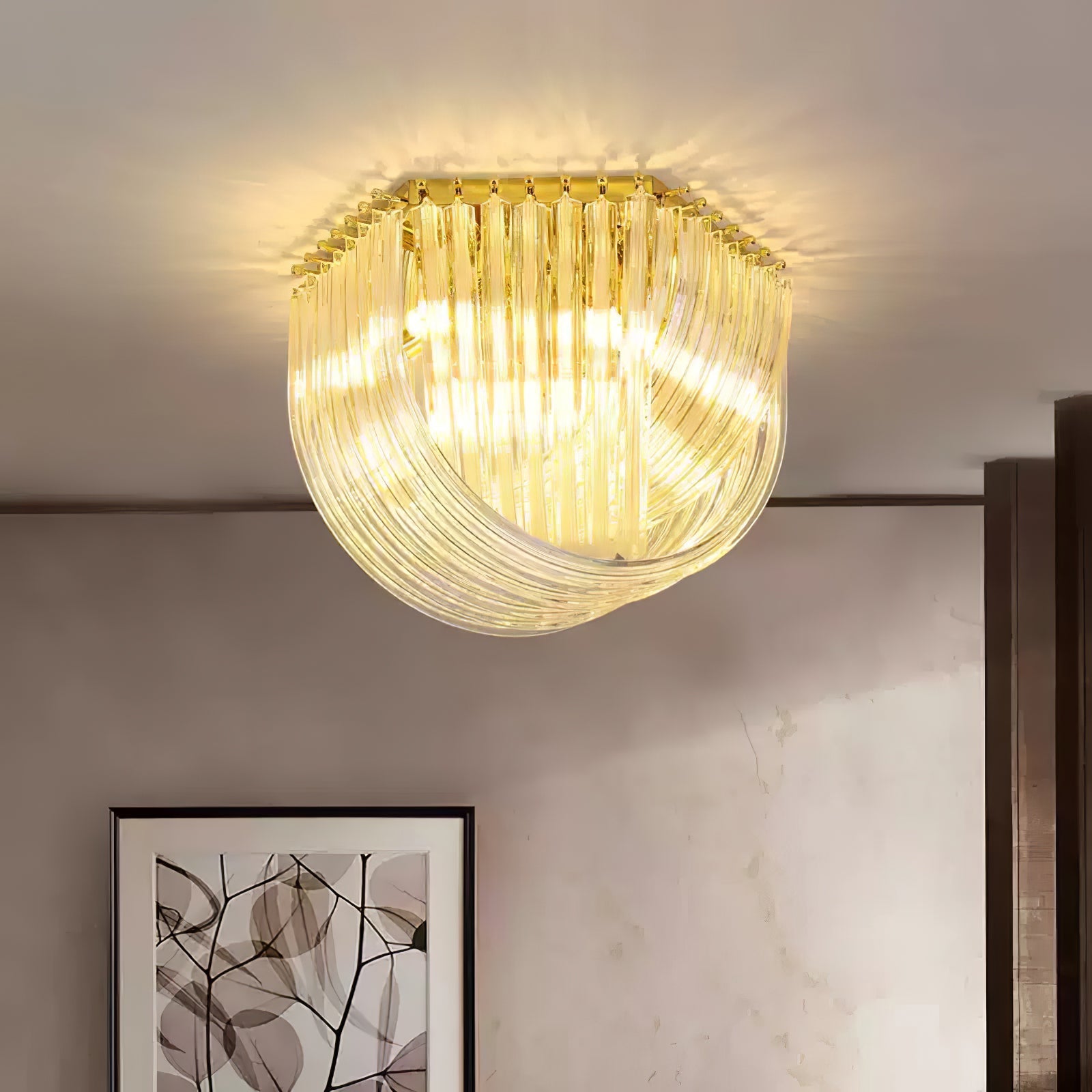 Erphaa Postmodern Luxury Glass Ceiling Lamp - Letslighting