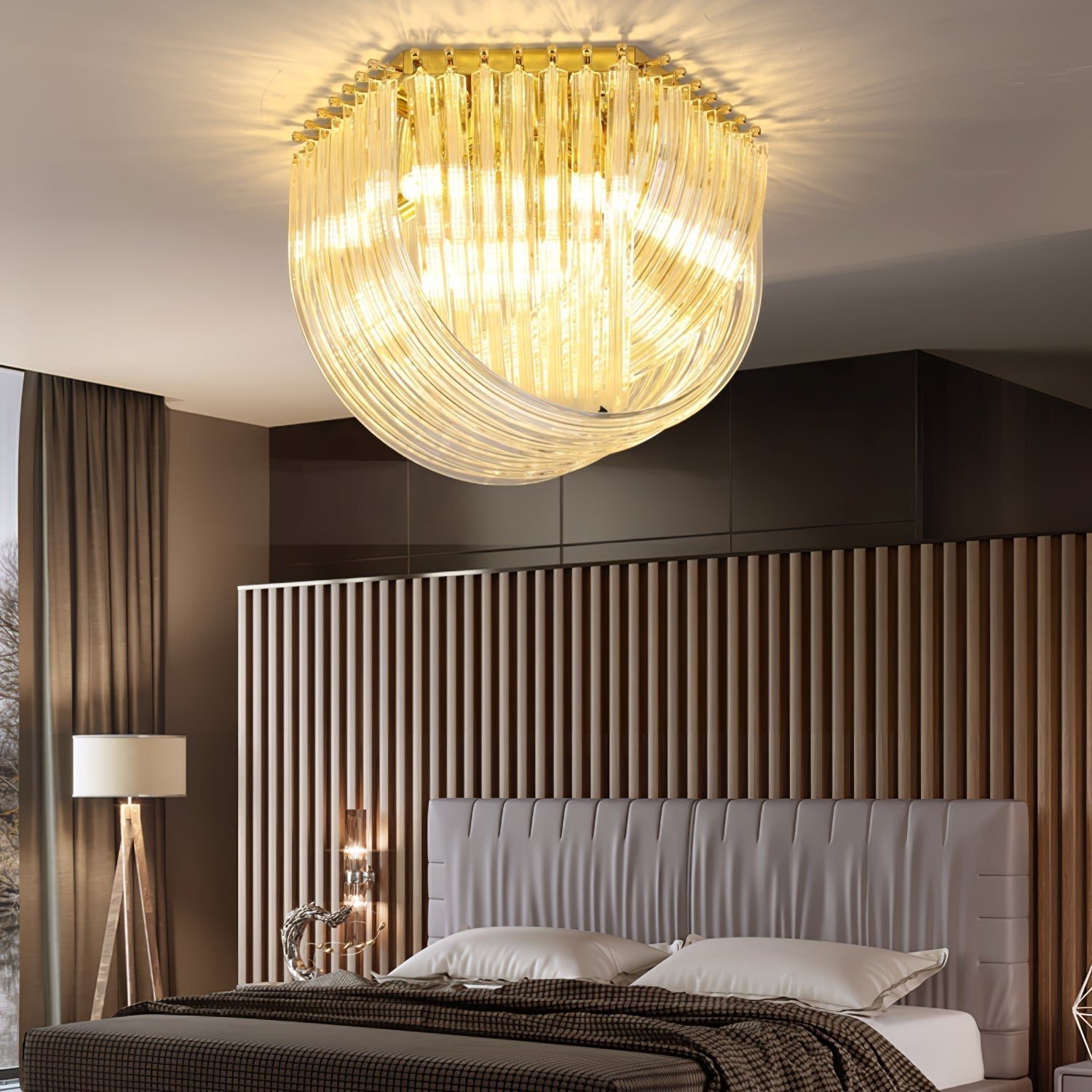 Erphaa Postmodern Luxury Glass Ceiling Lamp - Letslighting