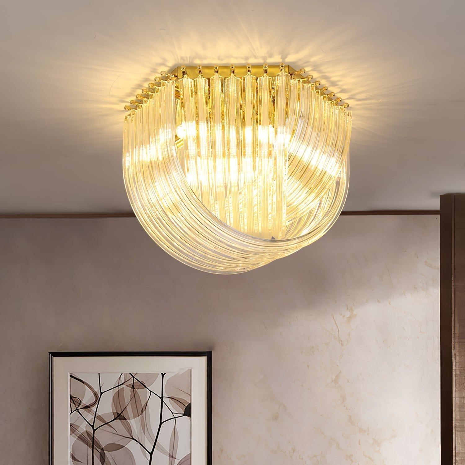 Erphaa Postmodern Luxury Glass Ceiling Lamp - Letslighting