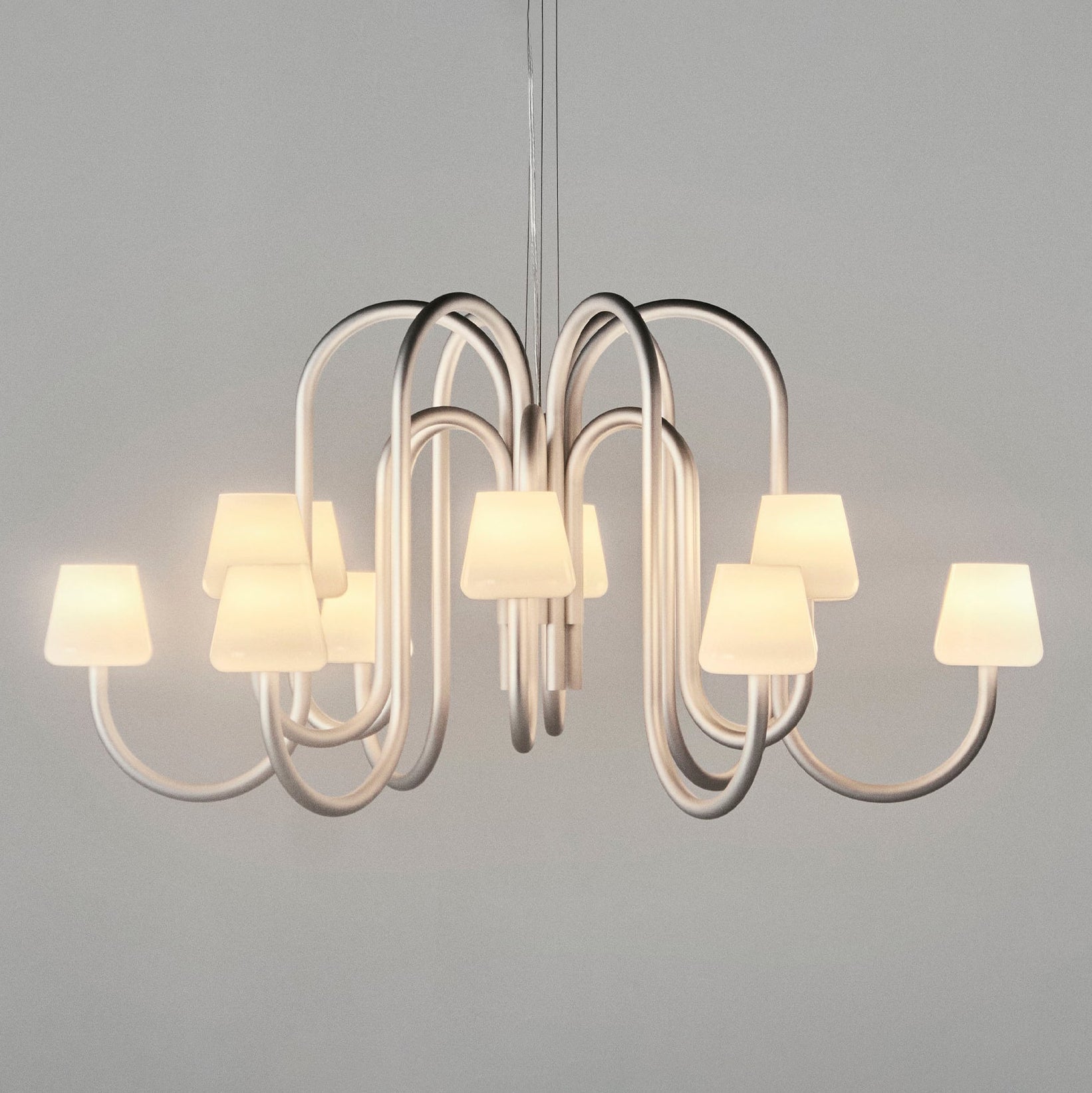 Arco Chandelier Glass - Letslighting