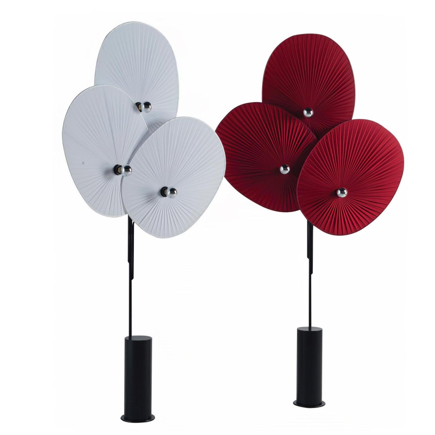 Scarlet Petal Fabric Floor Lamp - Letslighting