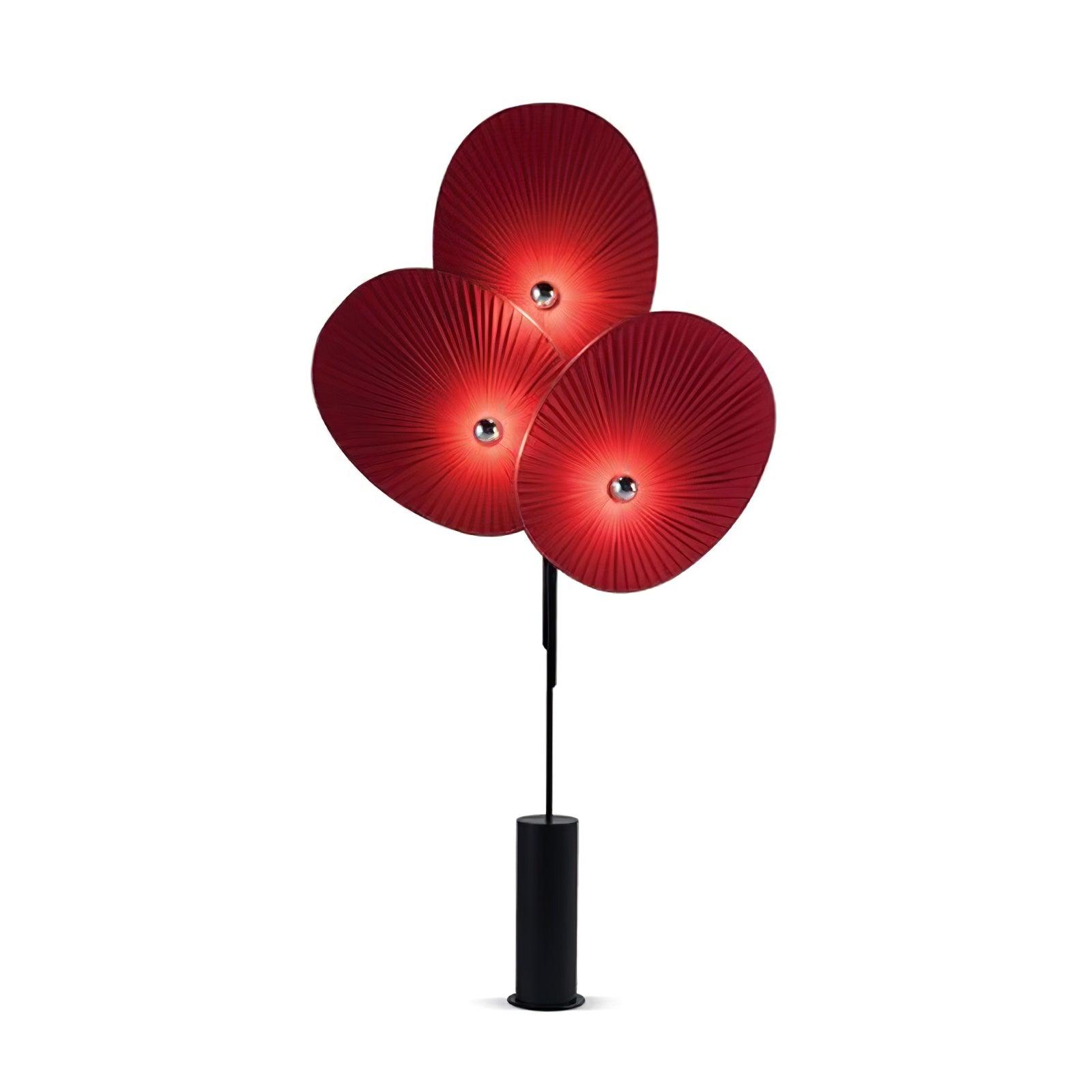 Scarlet Petal Fabric Floor Lamp - Letslighting