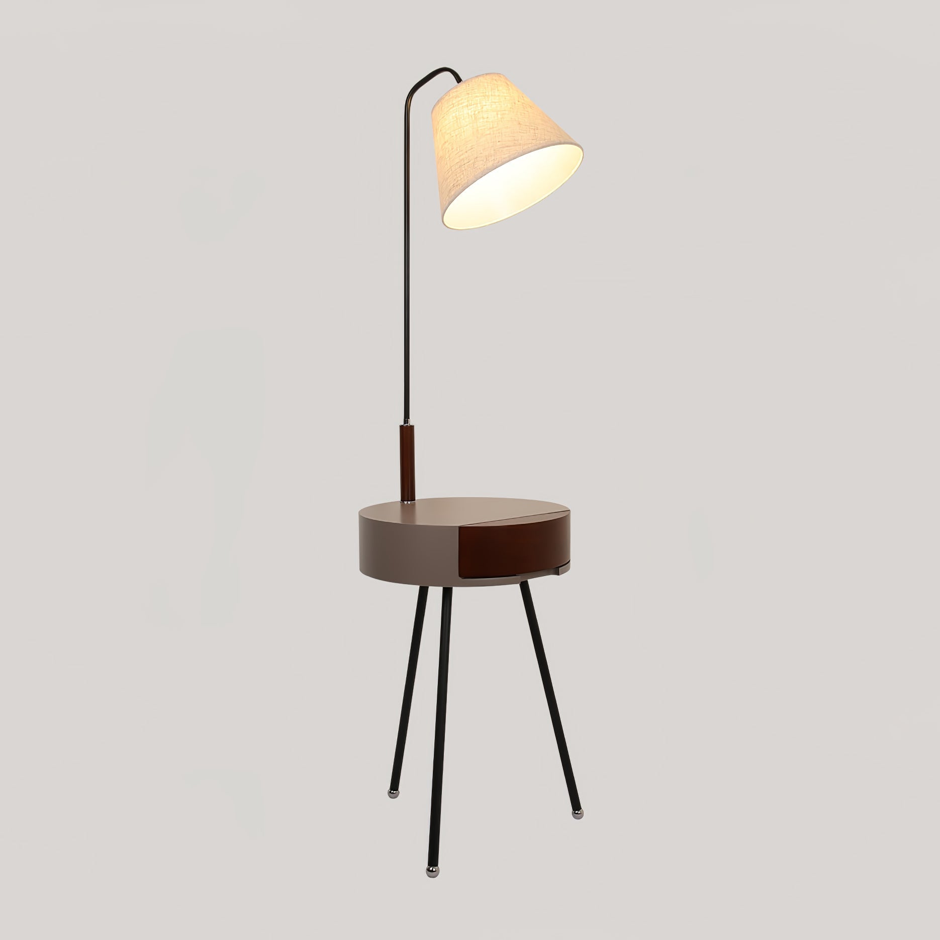 Lumo Tripod Fabric Floor Lamp - Letslighting