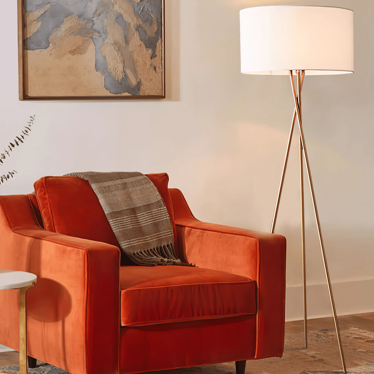 Zander Minimalist Fabric Floor Lamp - Letslighting