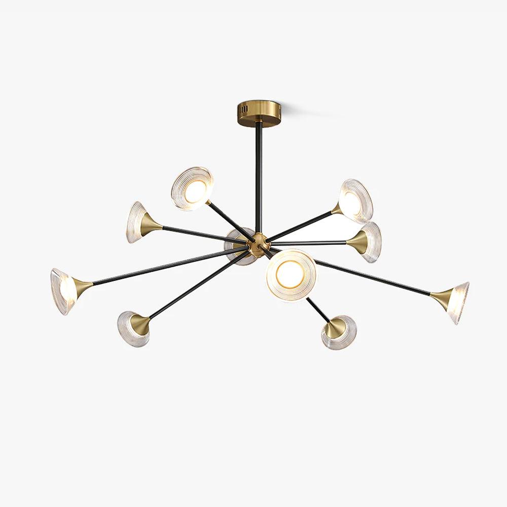 Myzoraris Mid Century Modern Glass Chandelier - Letslighting