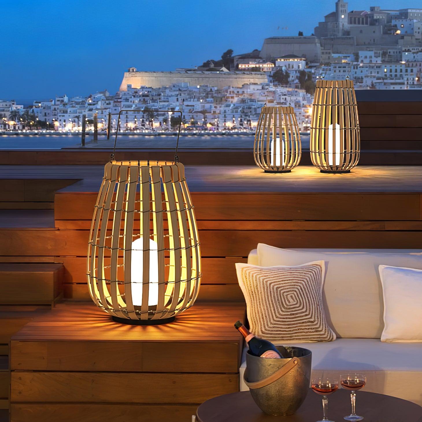 Veshael Tropic Braid Lantern Outdoor Lamp - Letslighting