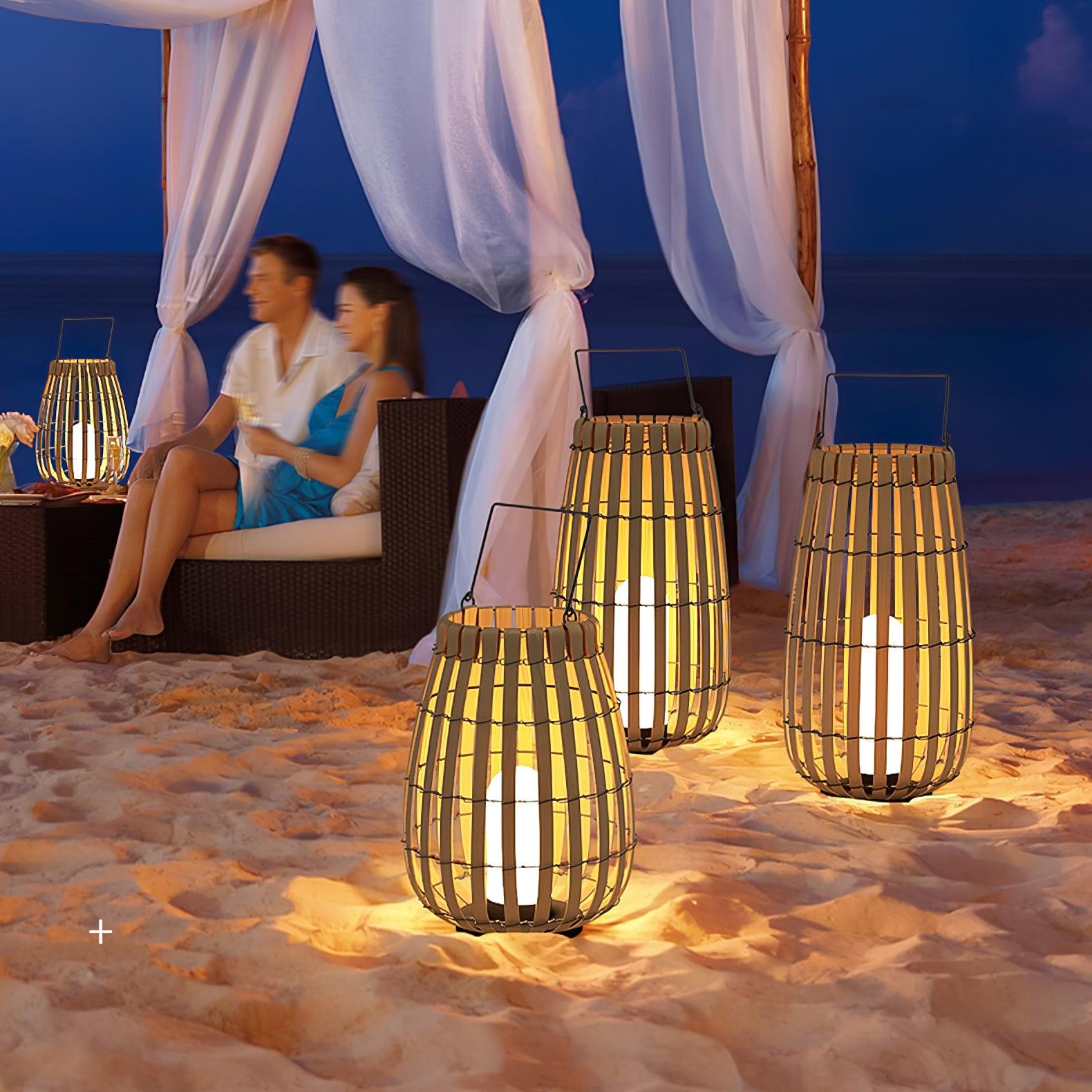 Veshael Tropic Braid Lantern Outdoor Lamp - Letslighting