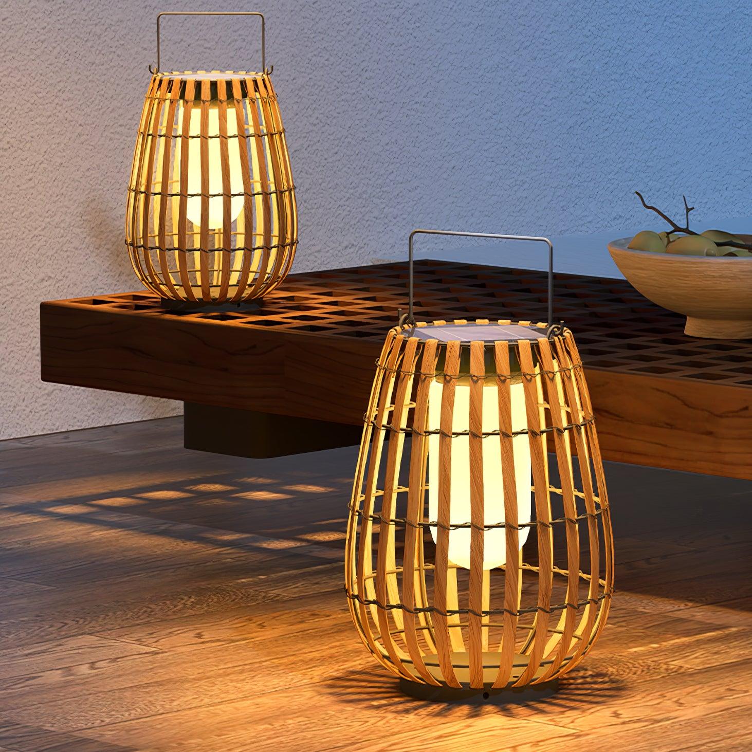 Veshael Tropic Braid Lantern Outdoor Lamp - Letslighting