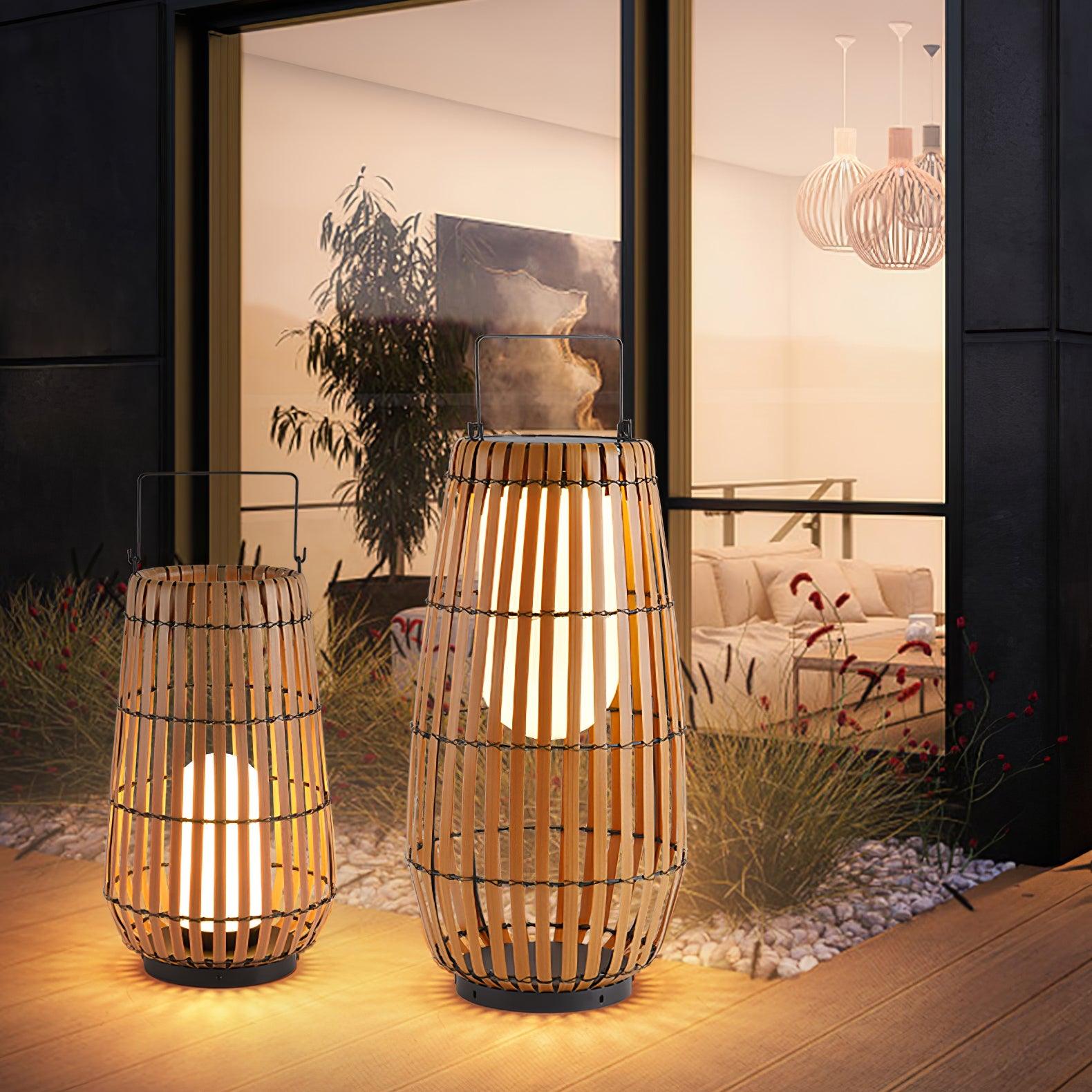 Veshael Tropic Braid Lantern Outdoor Lamp - Letslighting