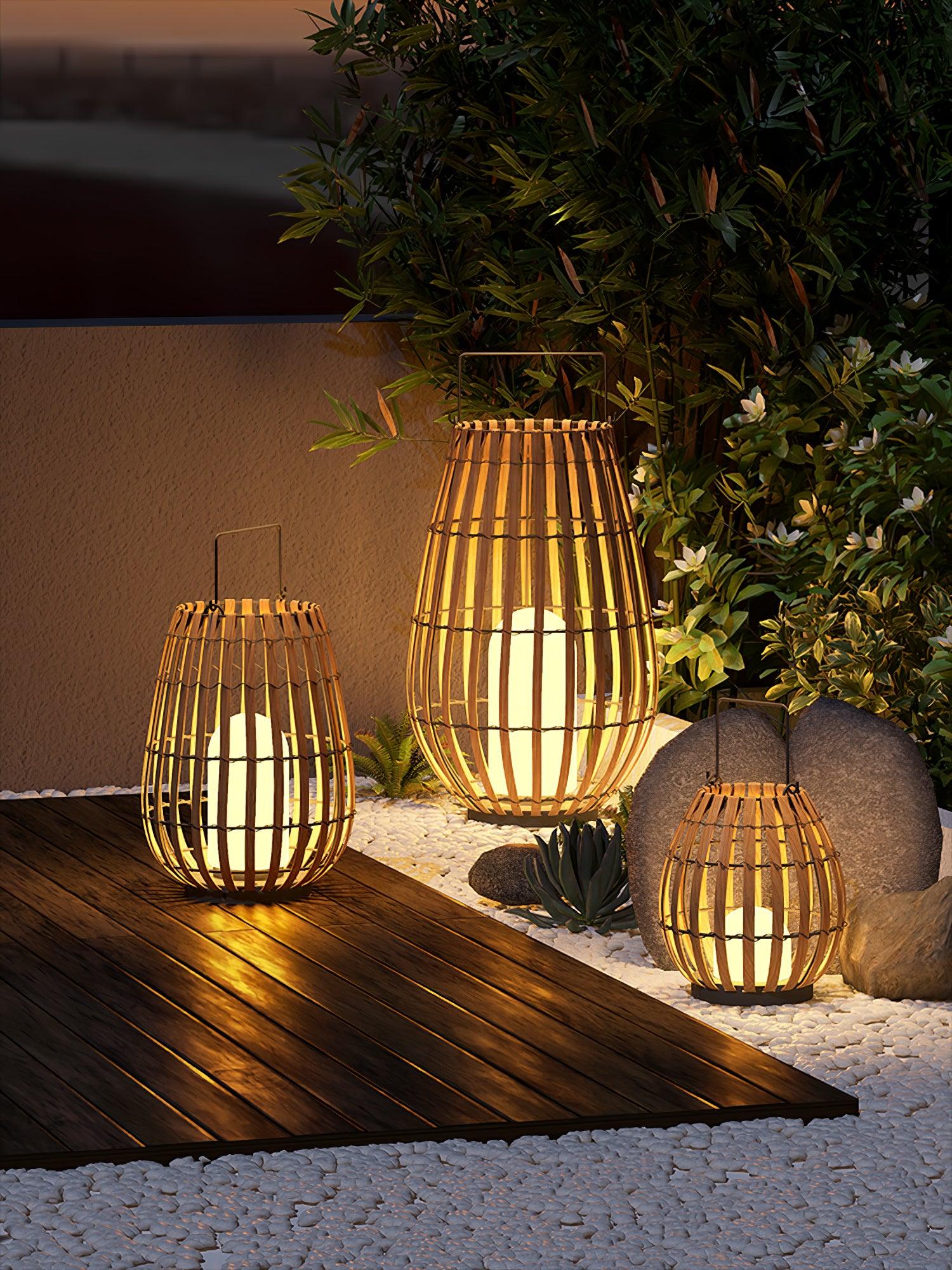 Veshael Tropic Braid Lantern Outdoor Lamp - Letslighting