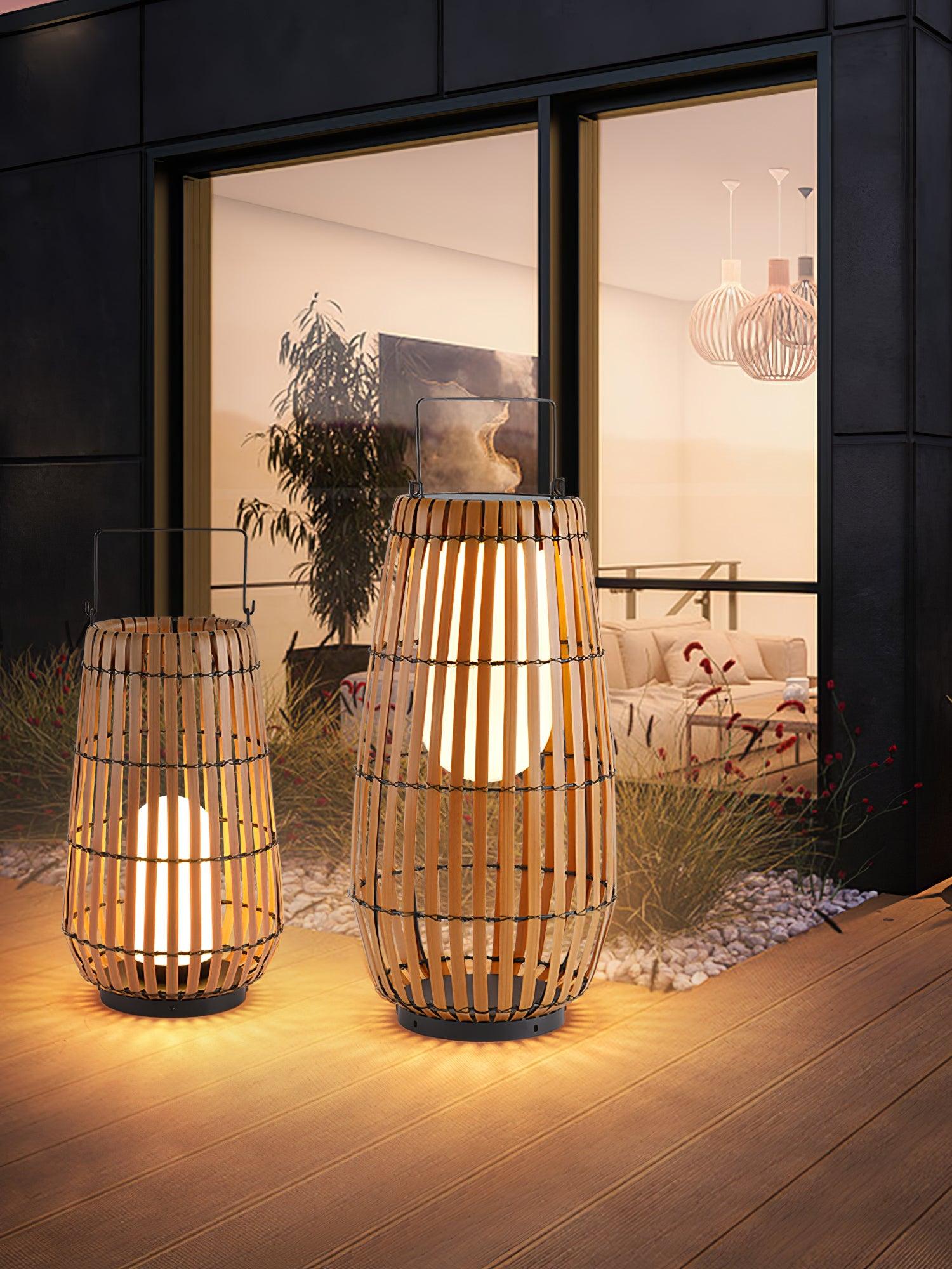 Veshael Tropic Braid Lantern Outdoor Lamp - Letslighting