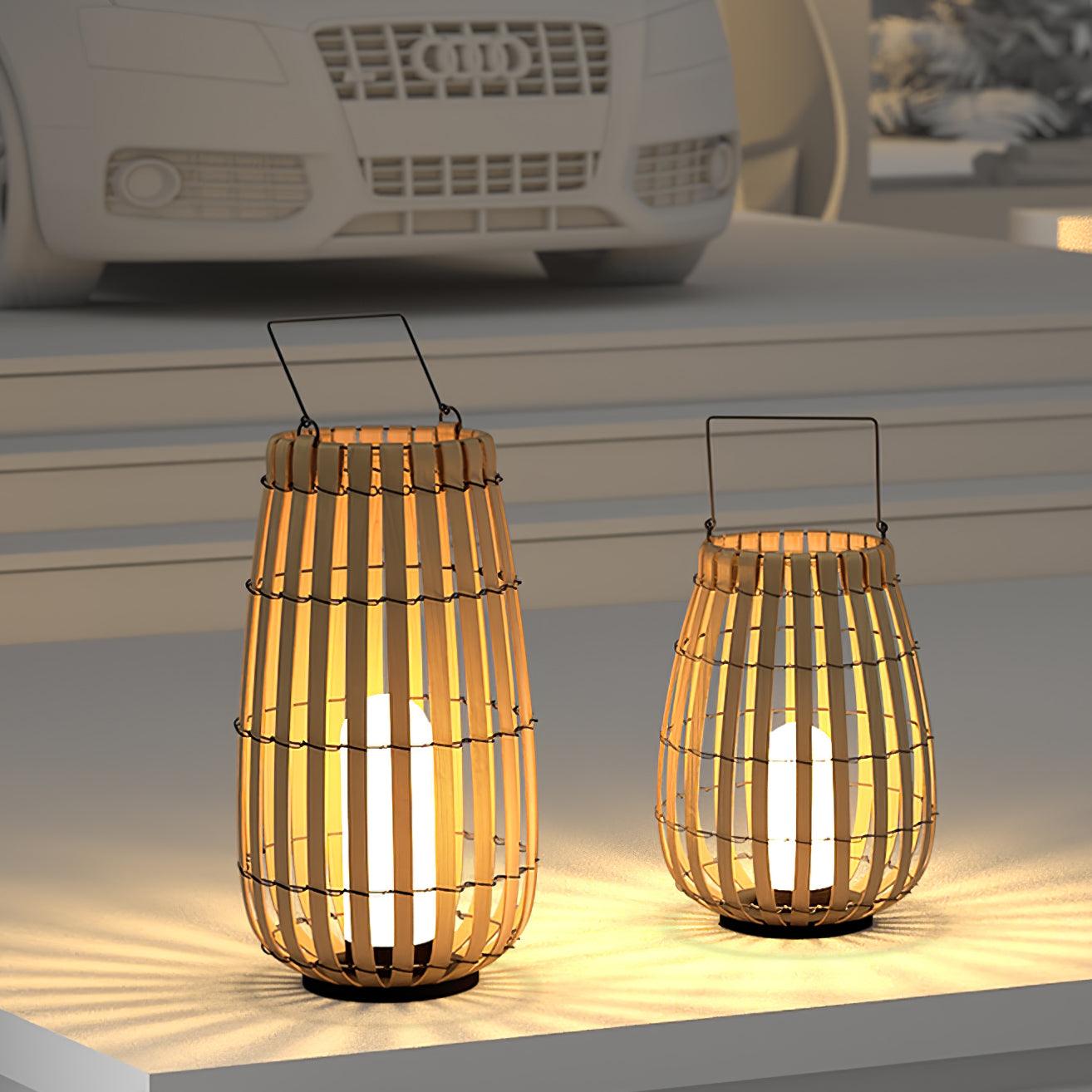 Veshael Tropic Braid Lantern Outdoor Lamp - Letslighting