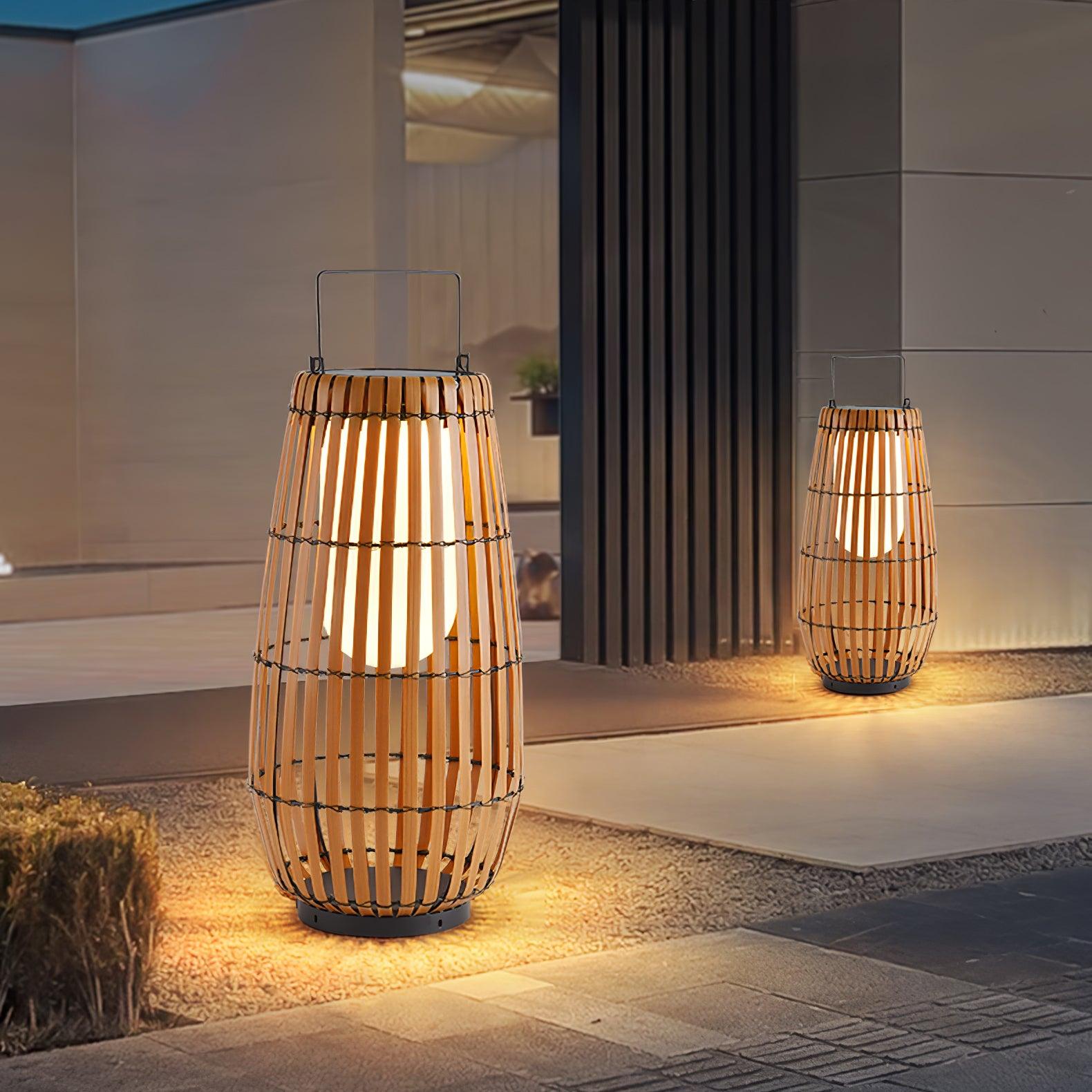 Veshael Tropic Braid Lantern Outdoor Lamp - Letslighting