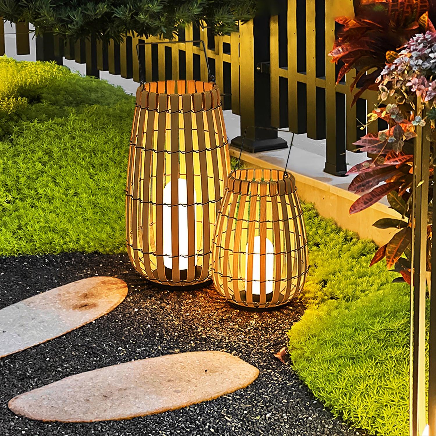 Veshael Tropic Braid Lantern Outdoor Lamp - Letslighting