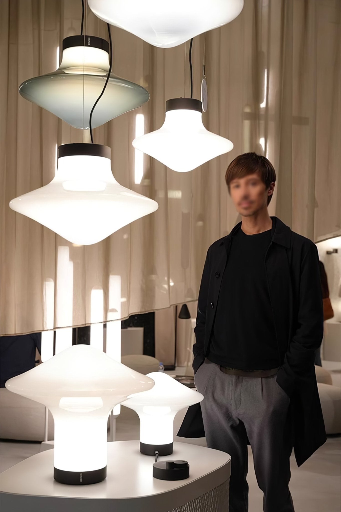 Esoleth Premium Nordic Art Glass Pendant Lamp - Letslighting