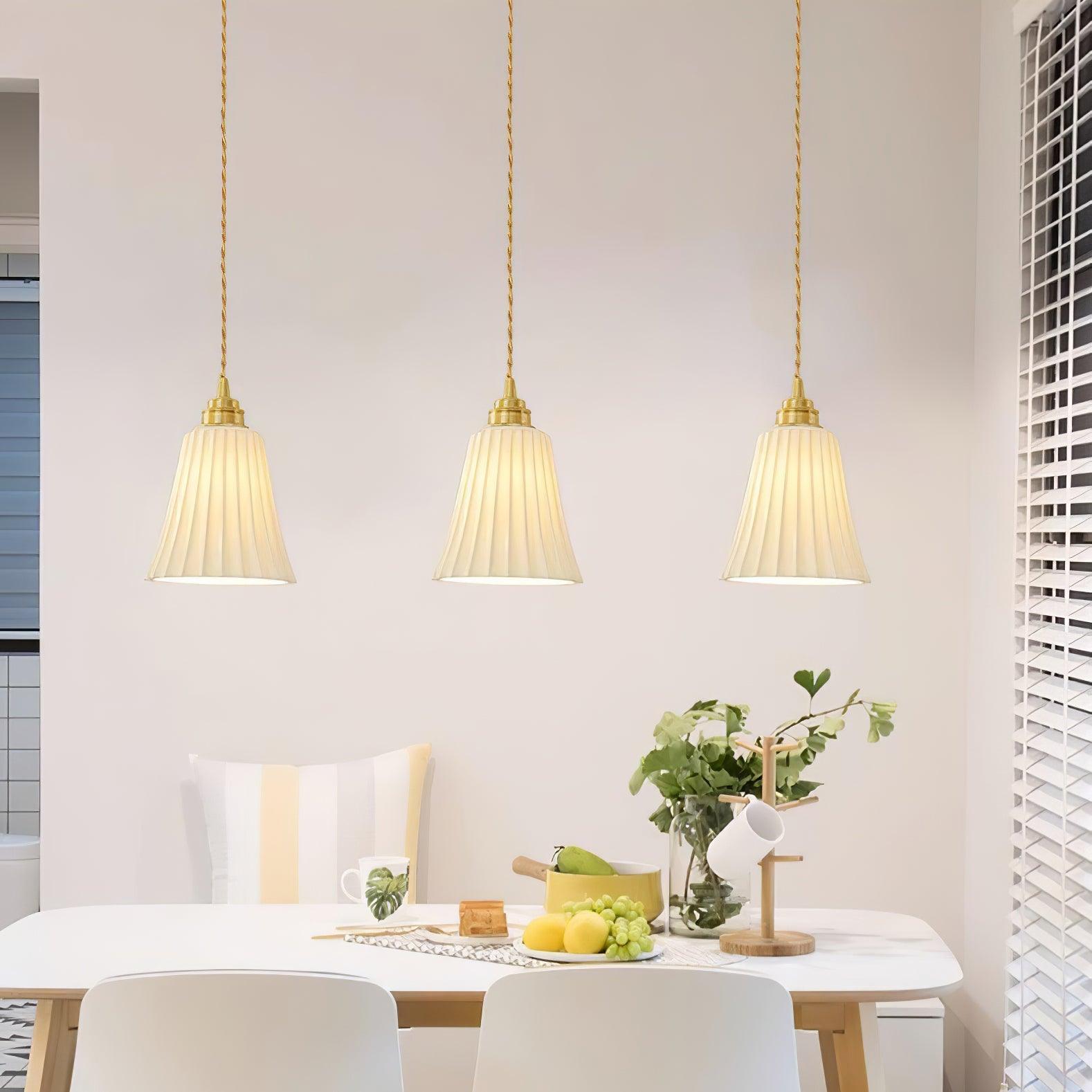 Ulcaris Premium Nordic Art Trumpet Ceramic Pendant Light - Letslighting