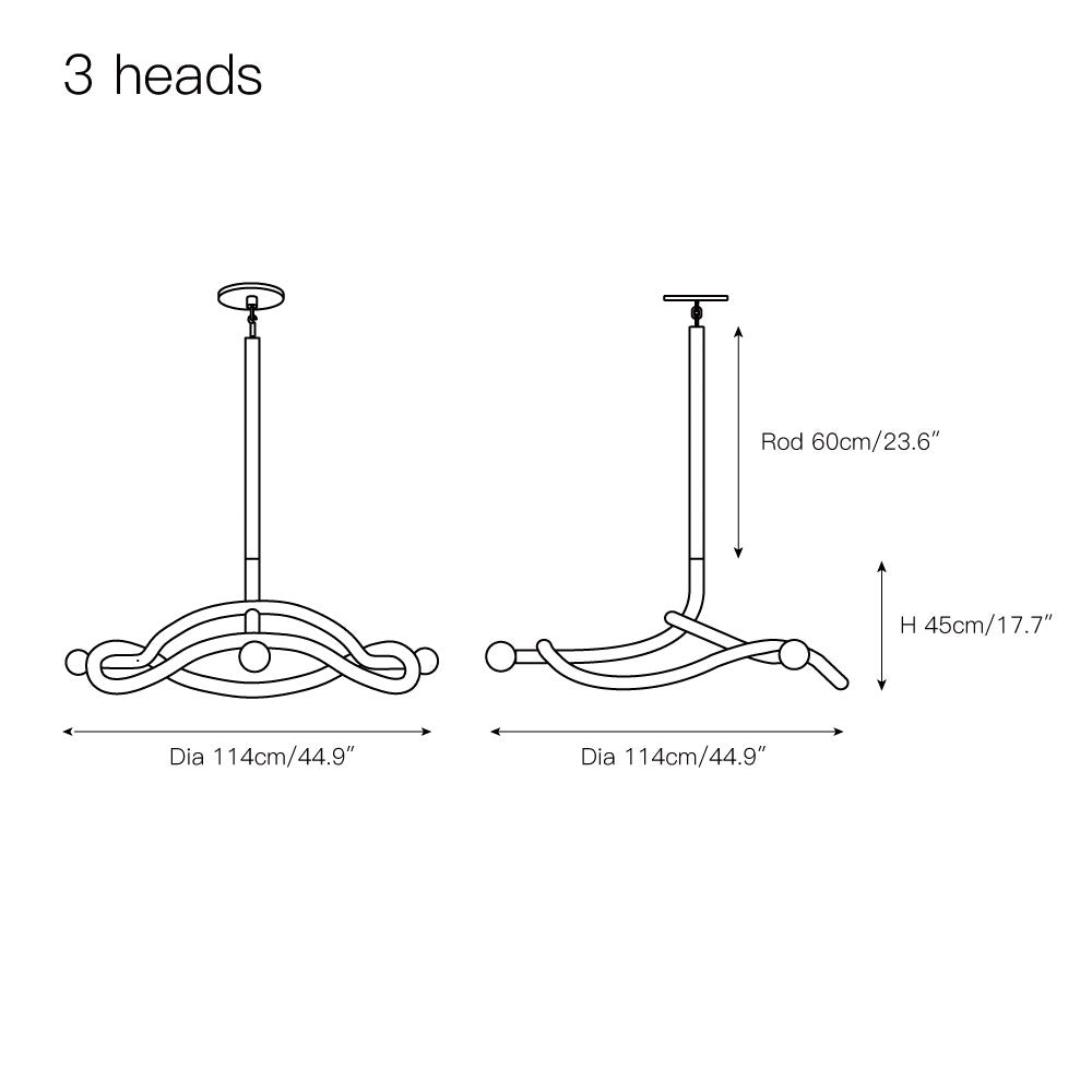 Vadore Modern Minimalist Chandelier - Letslighting