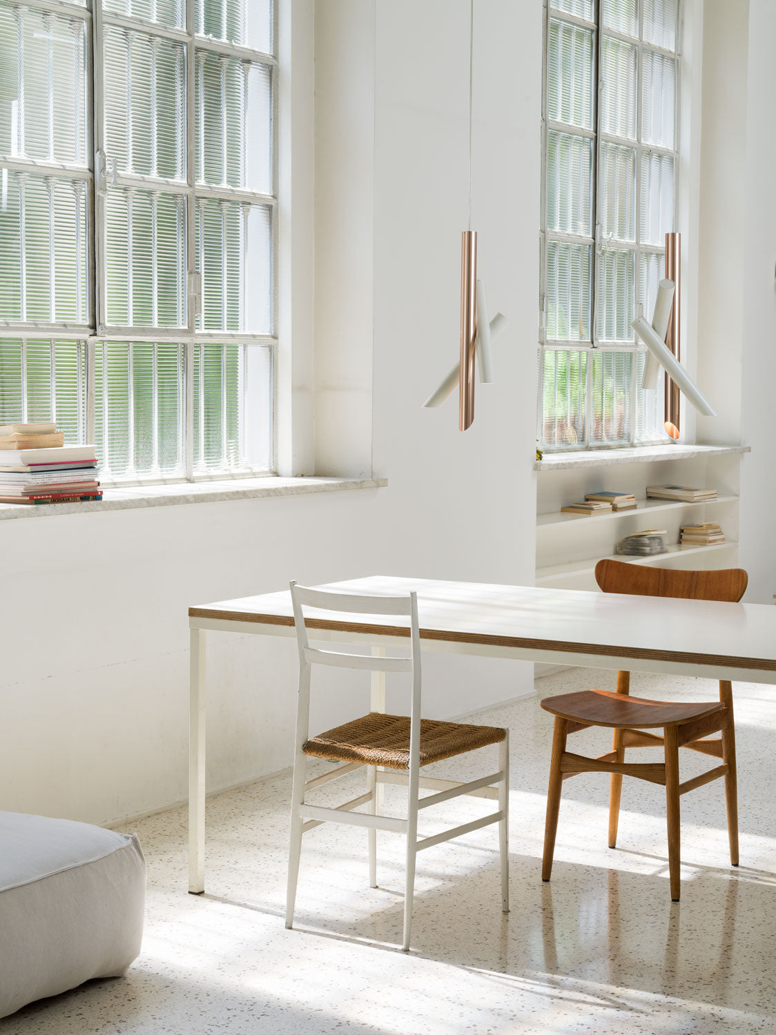 Solara Pendant Lamp Tubes Aluminum Minimalist - Letslighting