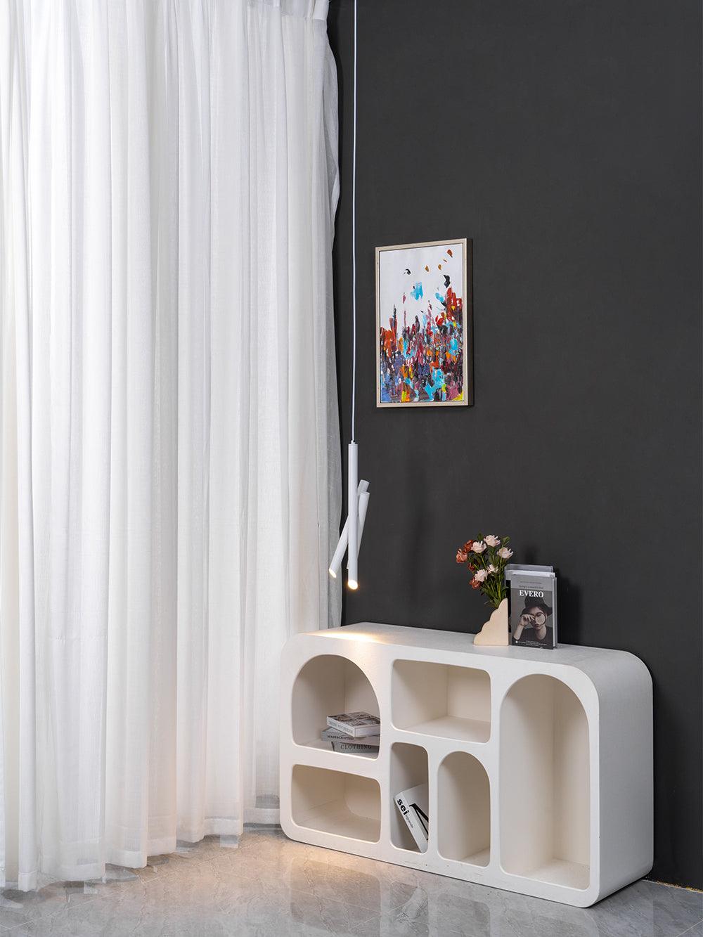 Solara Pendant Lamp Tubes Aluminum Minimalist - Letslighting