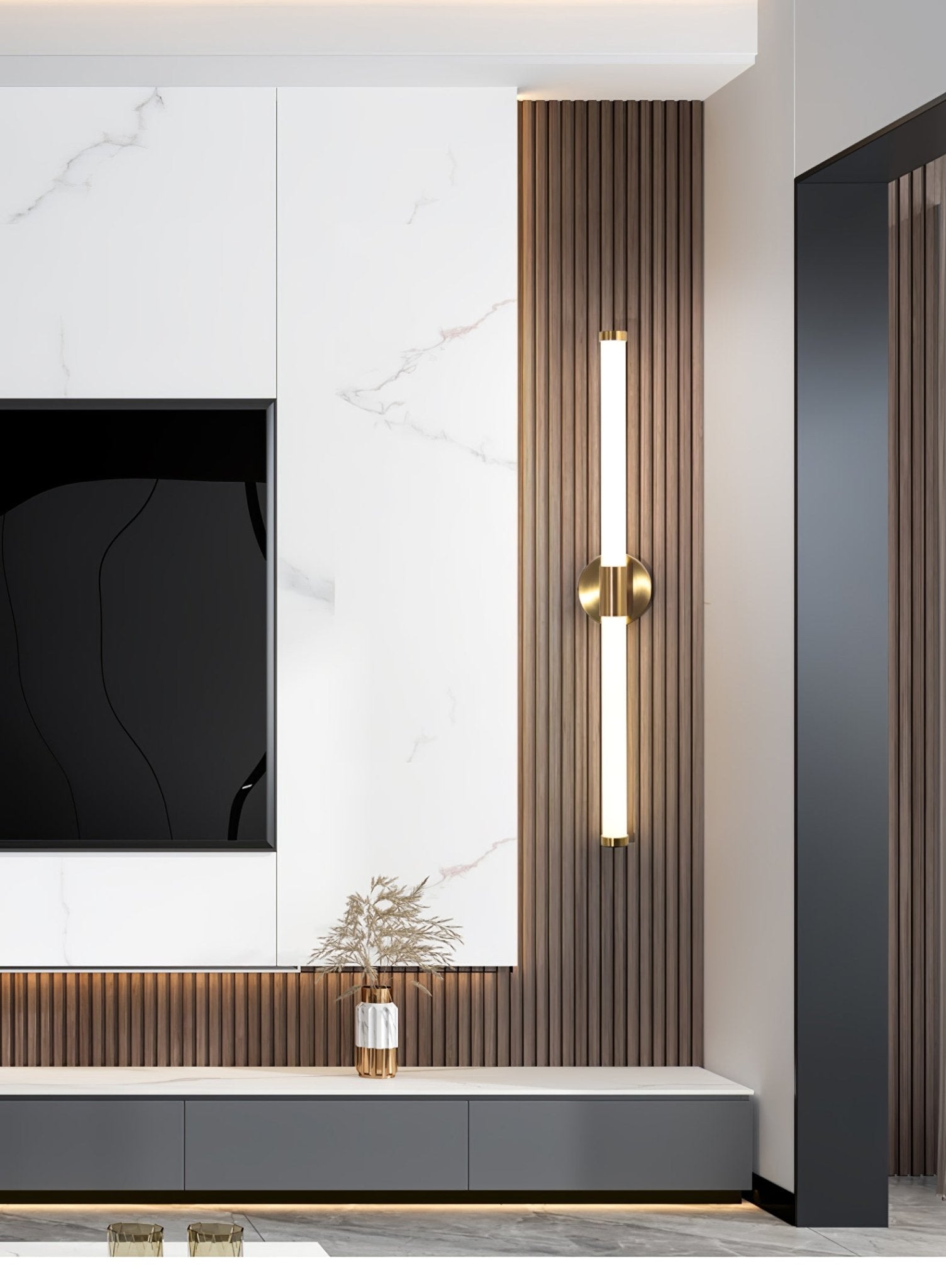 Cecarir Art Tubo Linear LED Wall Lamp - Letslighting