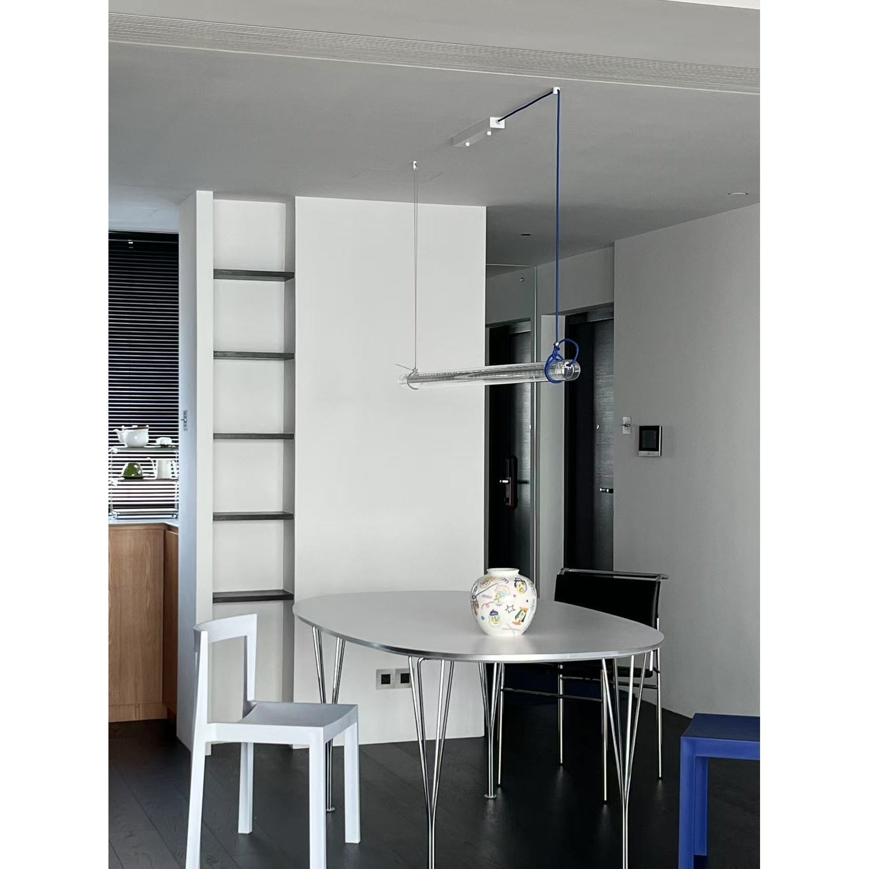 Cata Modern Minimalist Linear LED Glass Pendant Lamp - Letslighting