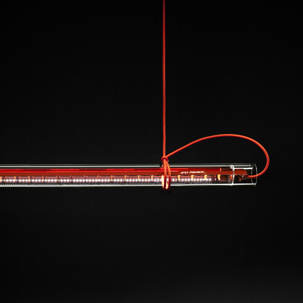 Cata Modern Minimalist Linear LED Glass Pendant Lamp - Letslighting