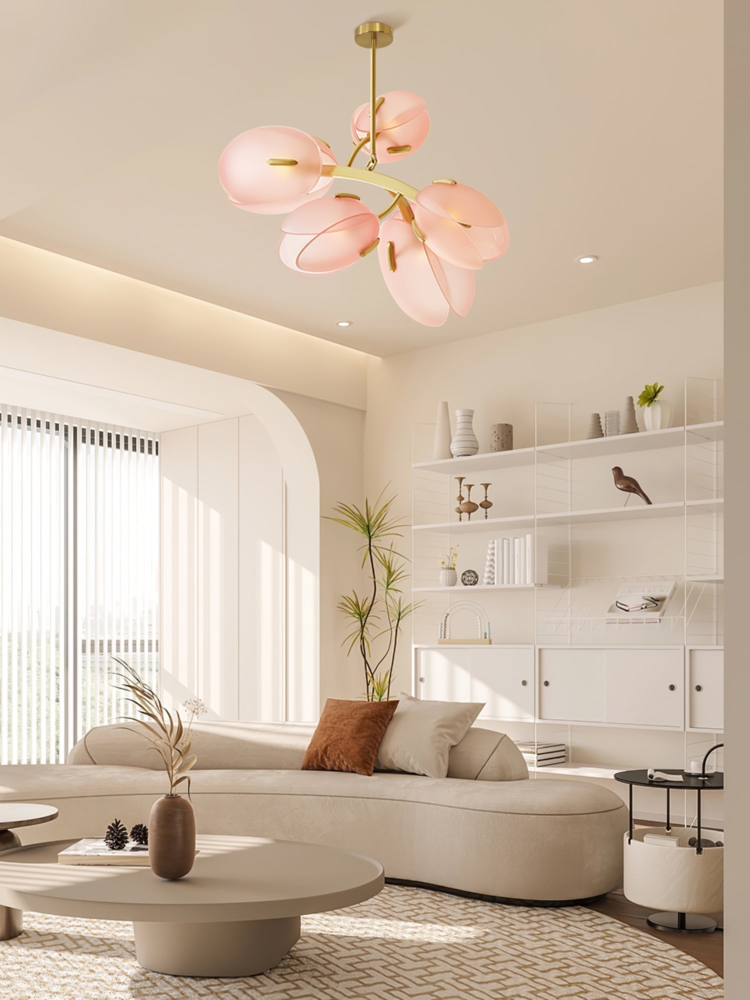 Blossom Contemporary Glass Chandelier - Letslighting