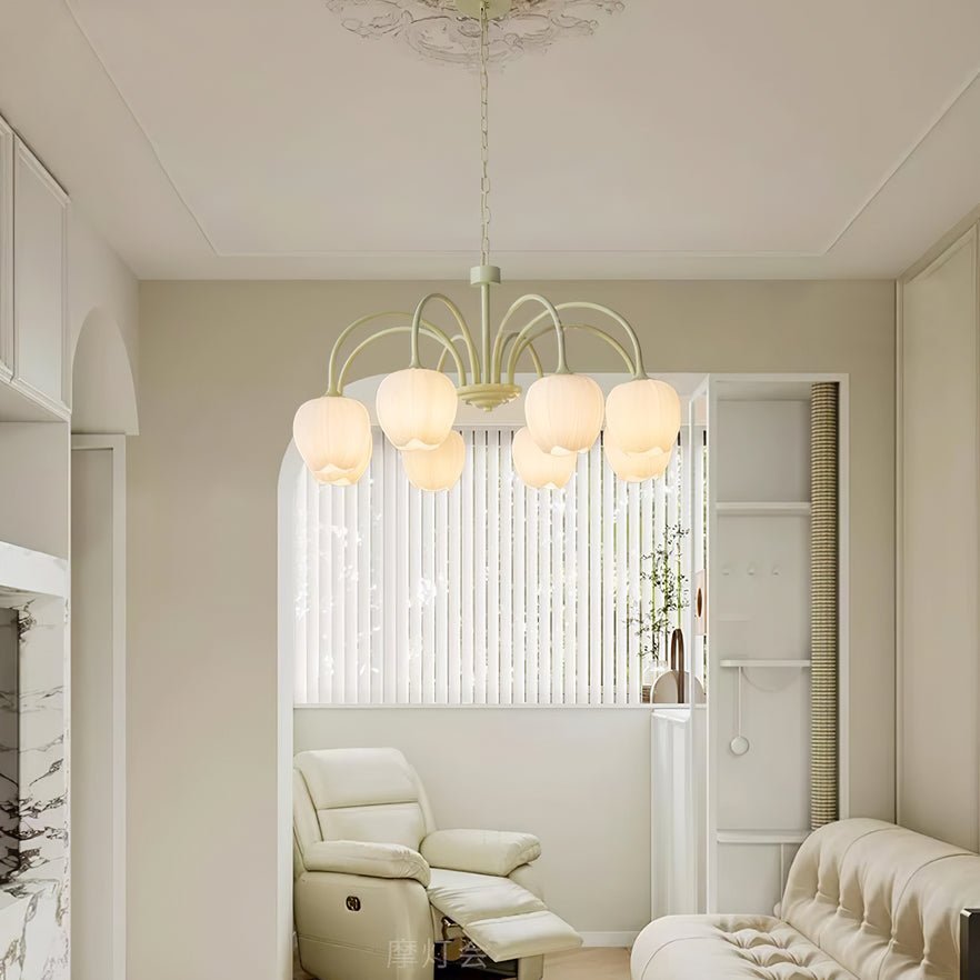 Aria Fresh Tulip Chandeliers - Letslighting