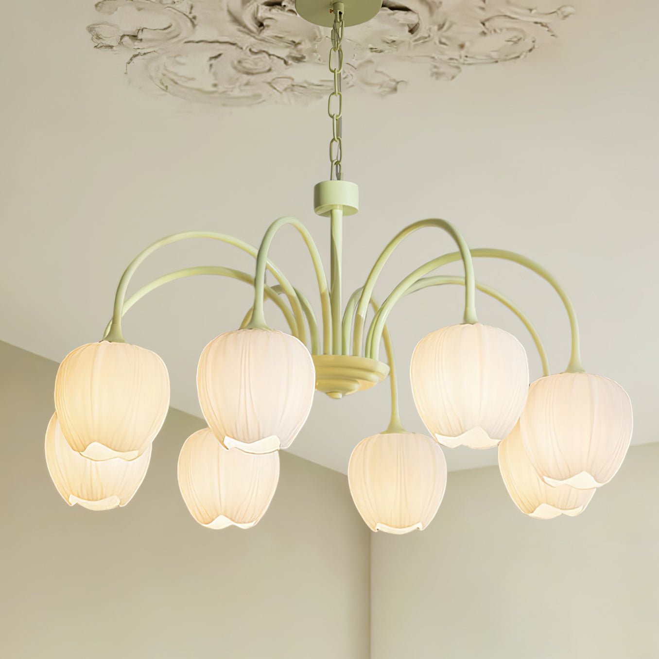 Aria Fresh Tulip Chandeliers - Letslighting