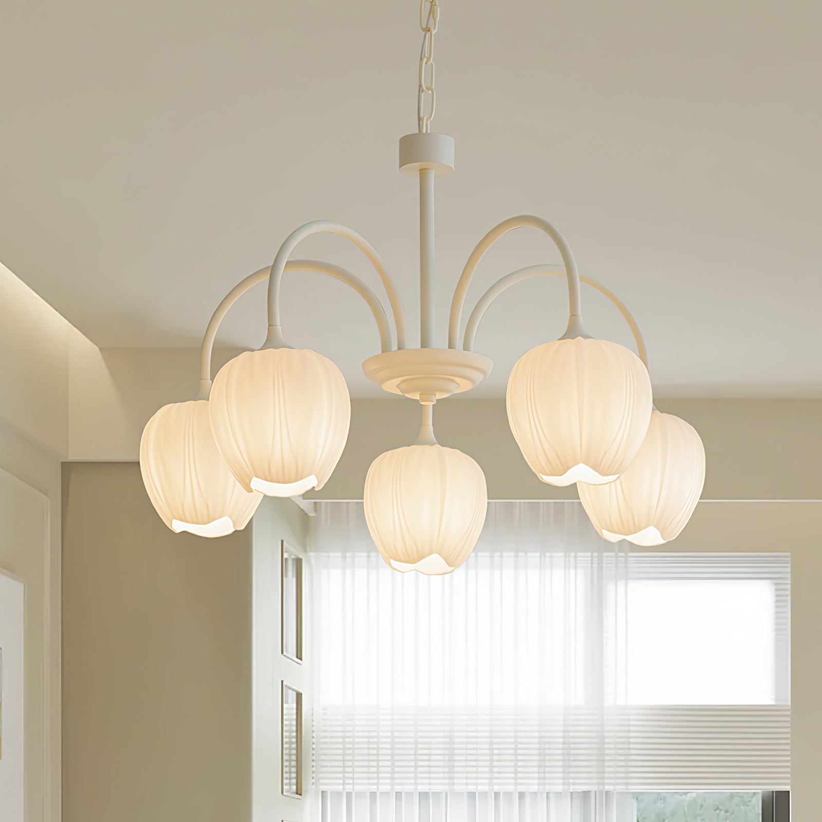Aria Fresh Tulip Chandeliers - Letslighting