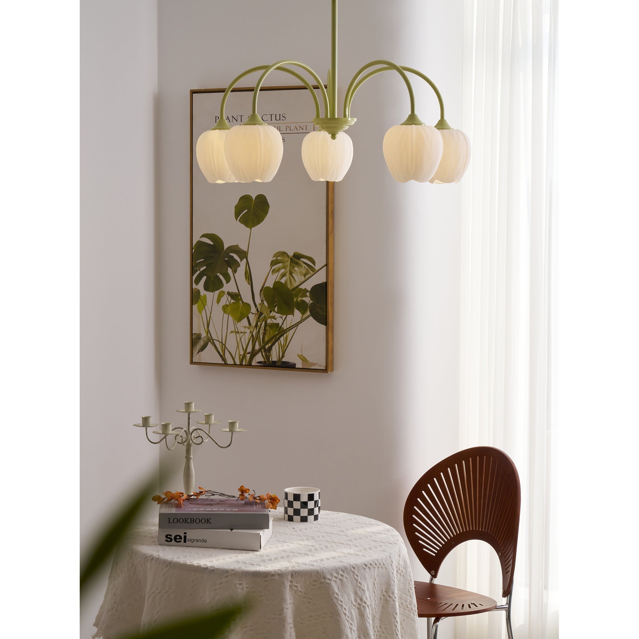 Viloror Matcha Individual Creativity Glass Chandelier - Letslighting