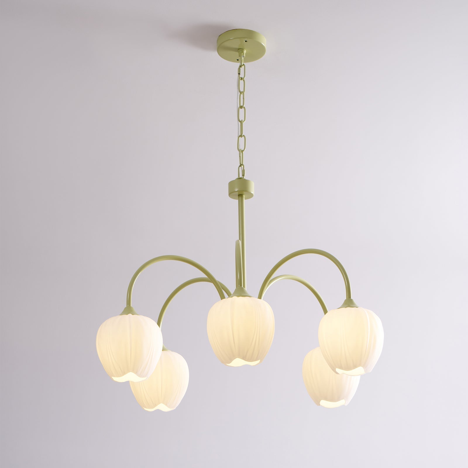 Viloror Matcha Individual Creativity Glass Chandelier - Letslighting