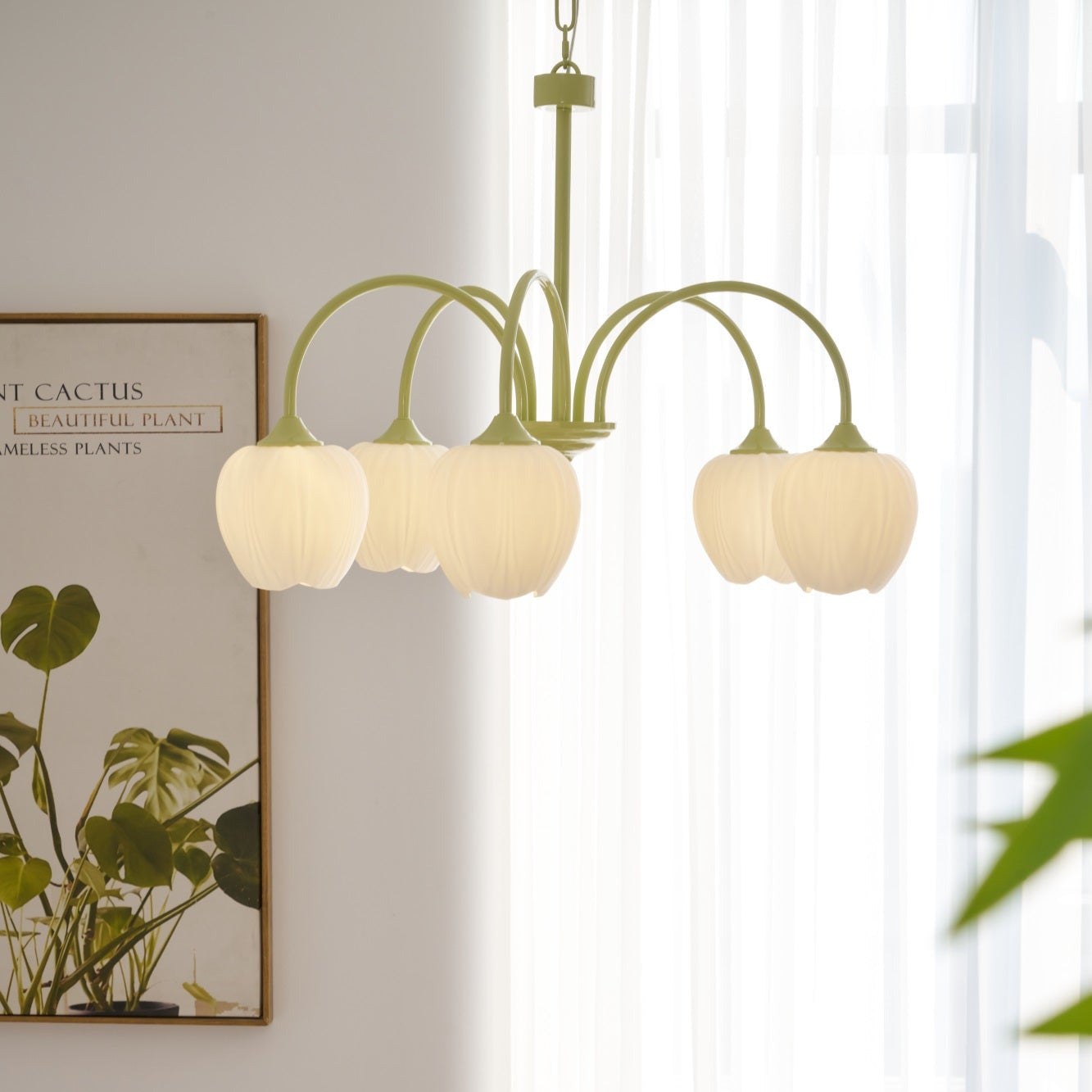 Aria Fresh Tulip Chandeliers - Letslighting