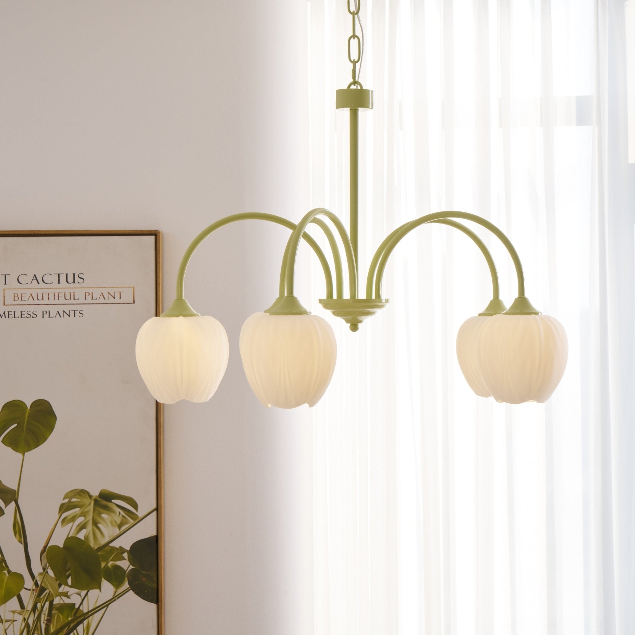 Aria Fresh Tulip Chandeliers - Letslighting