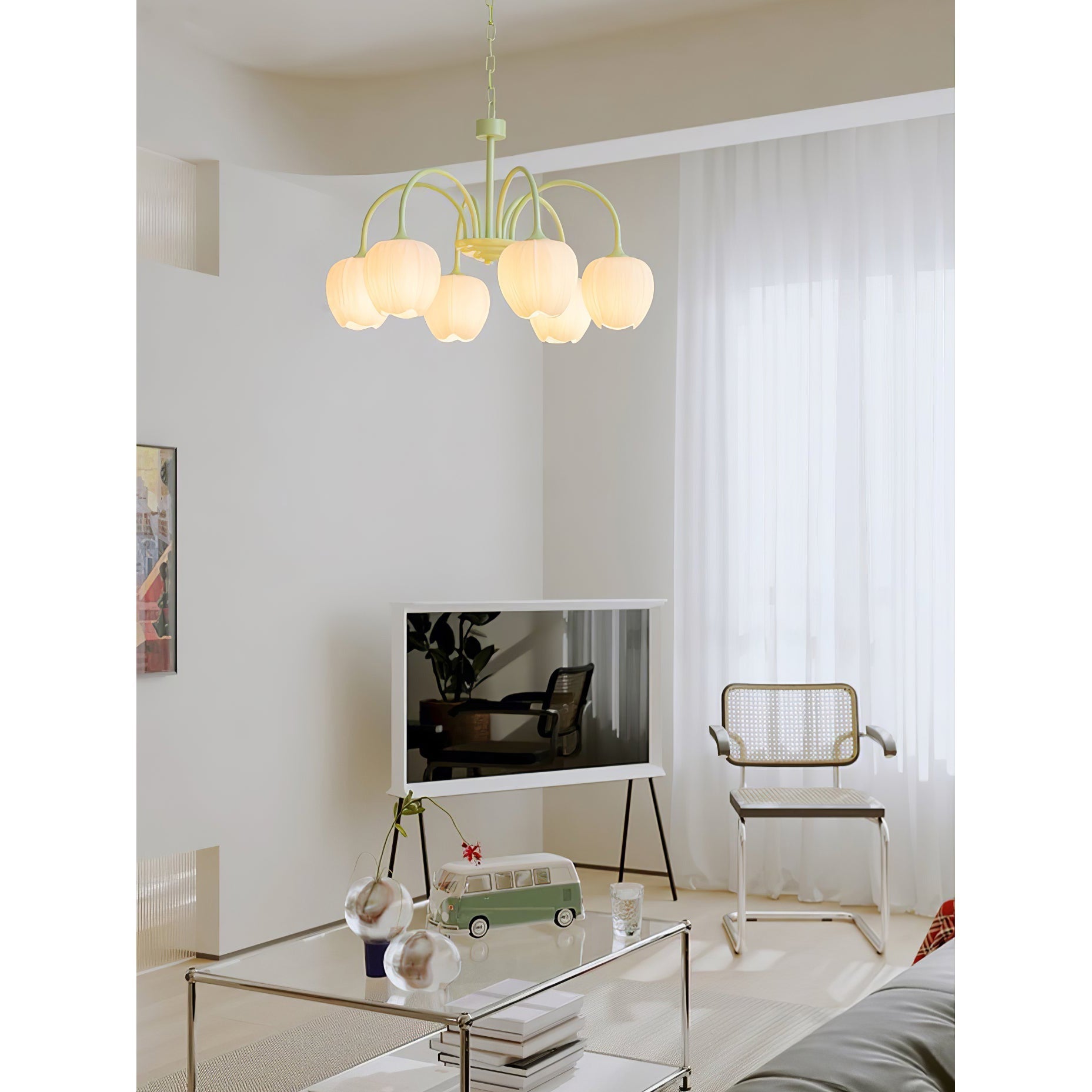Viloror Matcha Individual Creativity Glass Chandelier - Letslighting