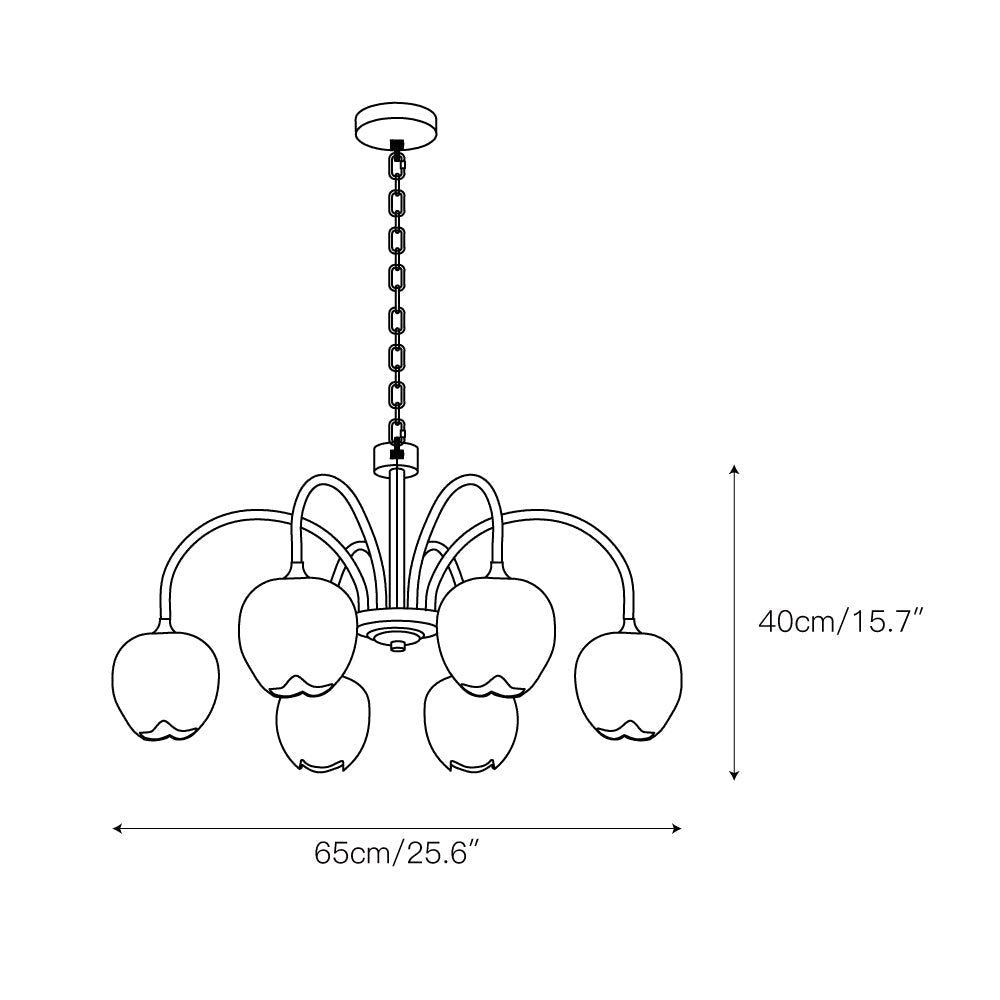 Viloror Matcha Individual Creativity Glass Chandelier - Letslighting