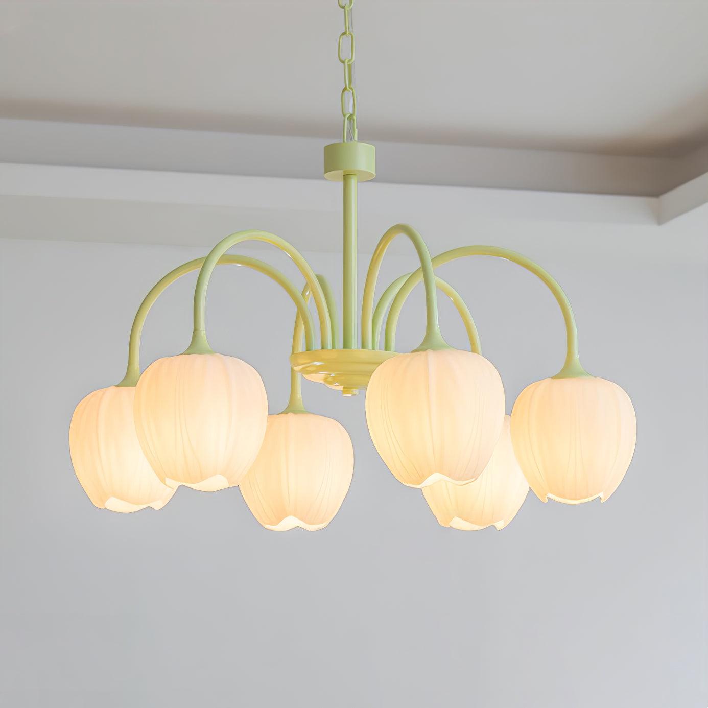 Aria Fresh Tulip Chandeliers - Letslighting