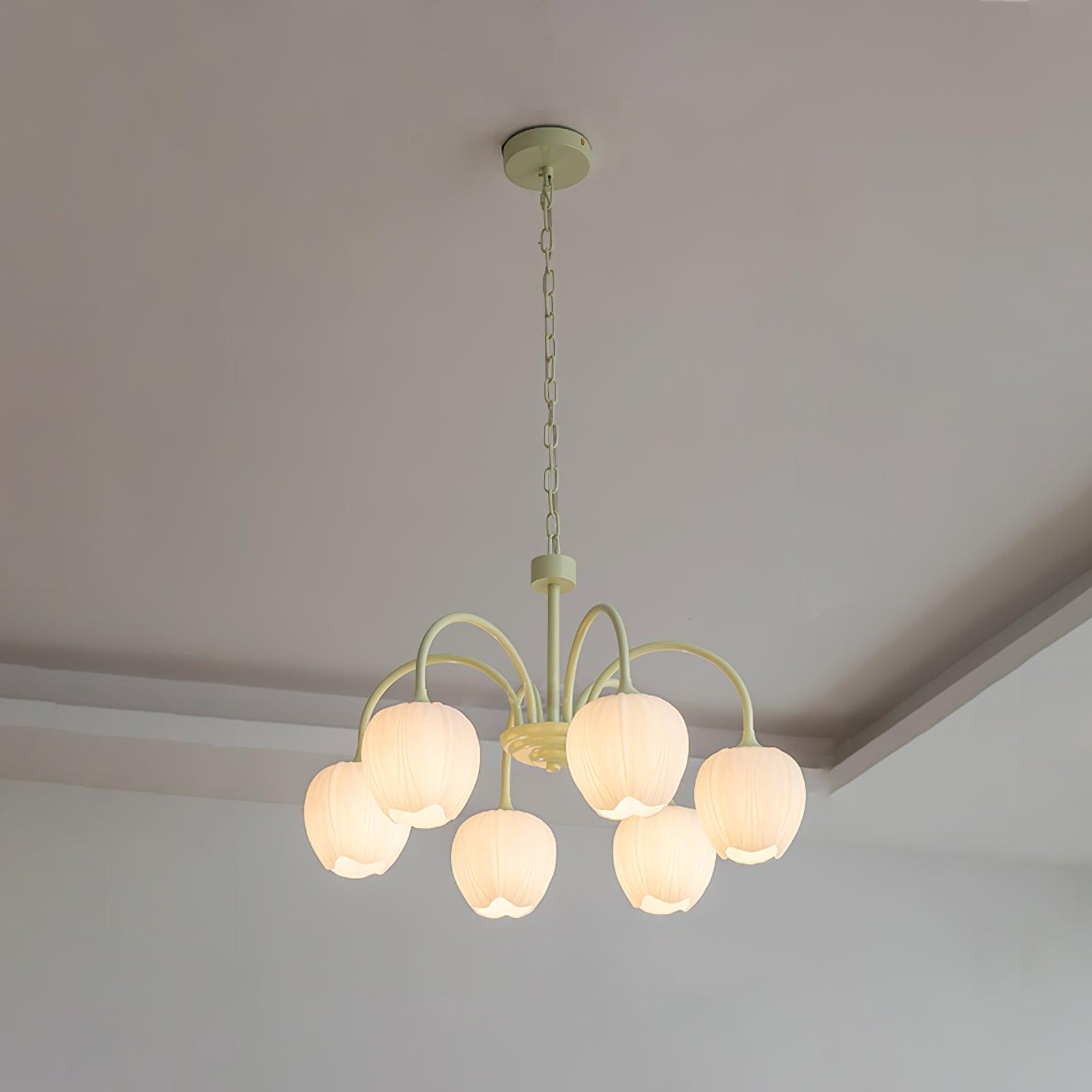 Aria Fresh Tulip Chandeliers - Letslighting