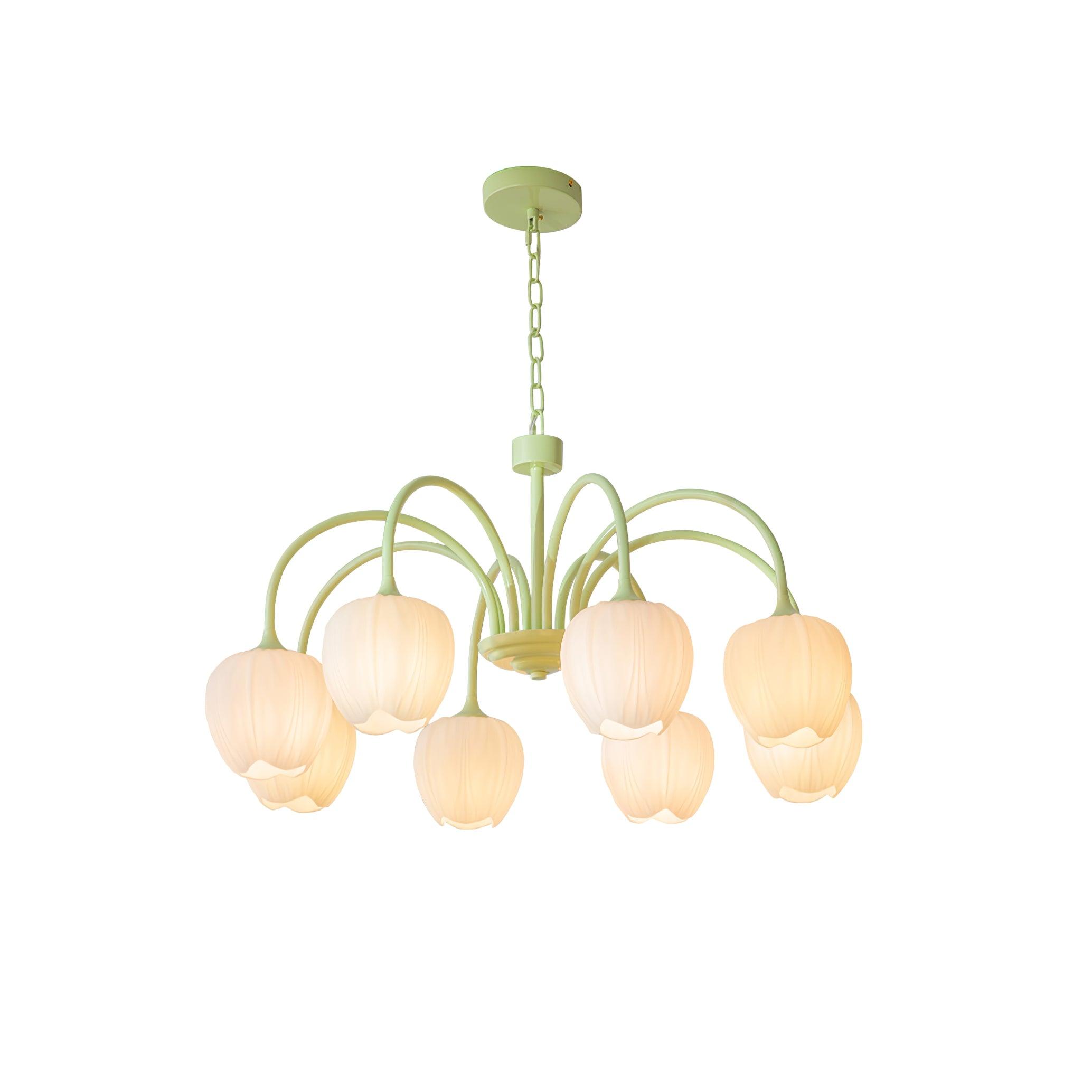 Aria Fresh Tulip Chandeliers - Letslighting