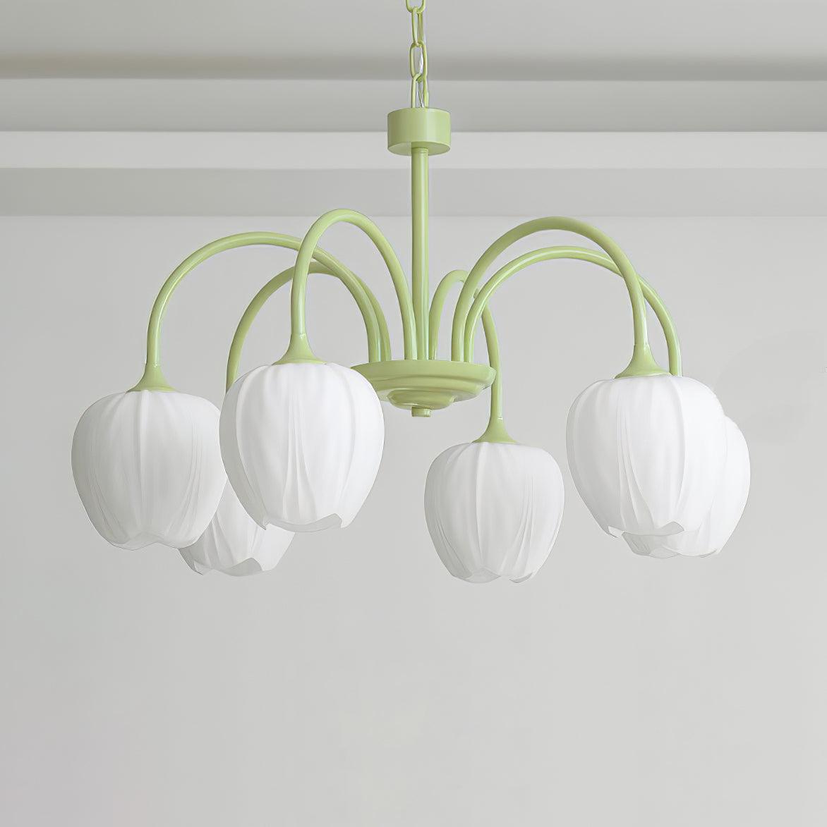 Aria Fresh Tulip Chandeliers - Letslighting