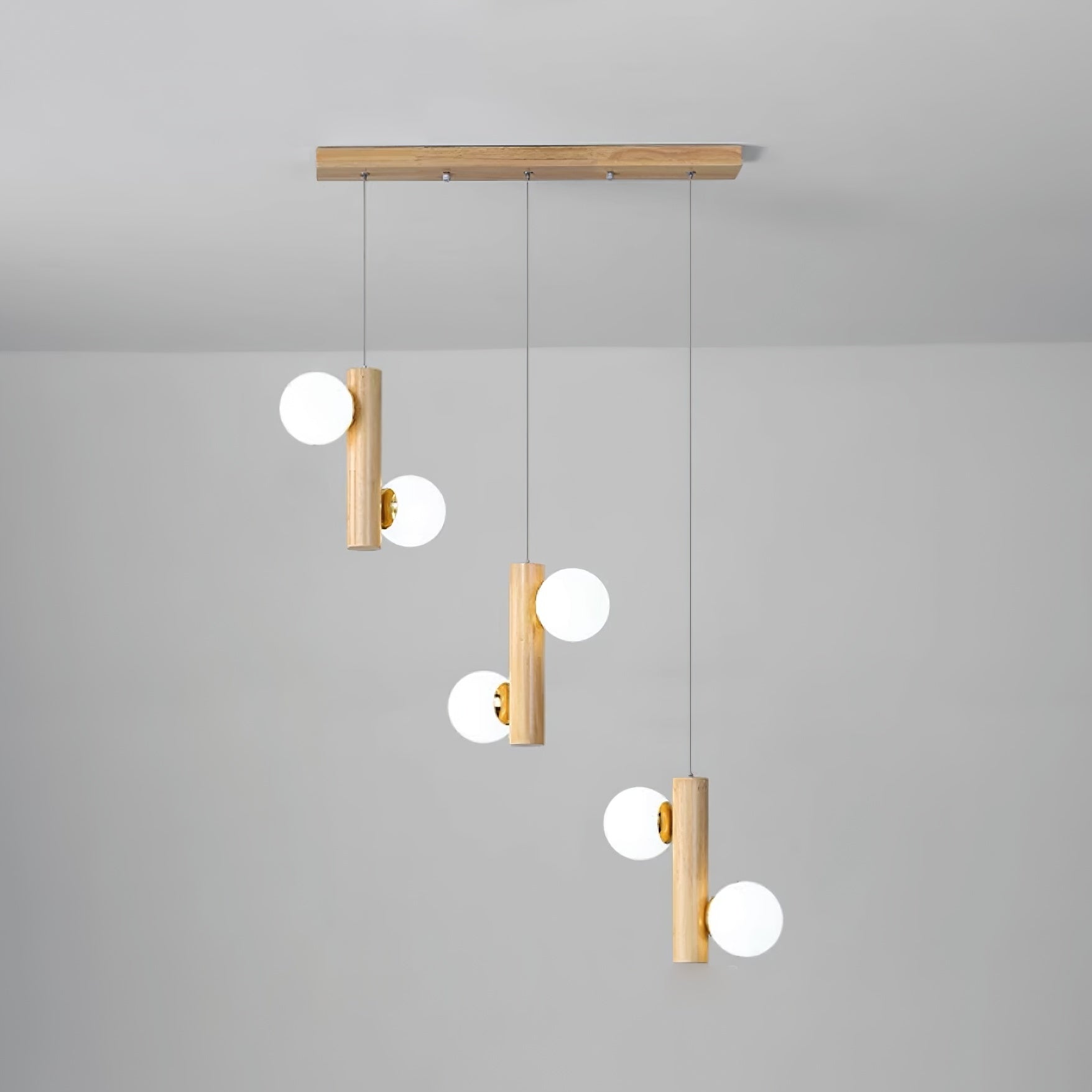 Solstica Wood Classic Pendant Lamp - Letslighting